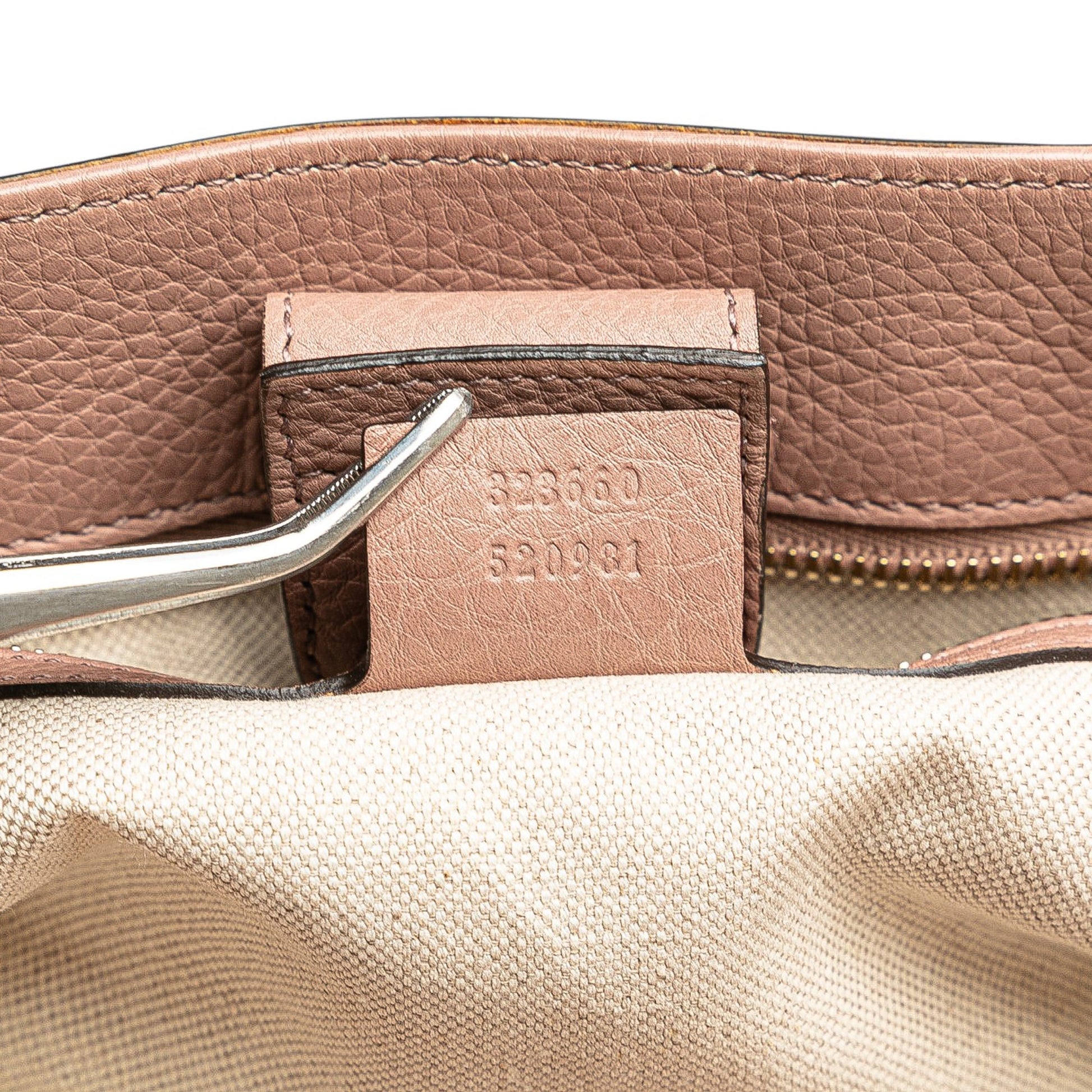 Gucci Medium Calfskin Bamboo Shopper Satchel
