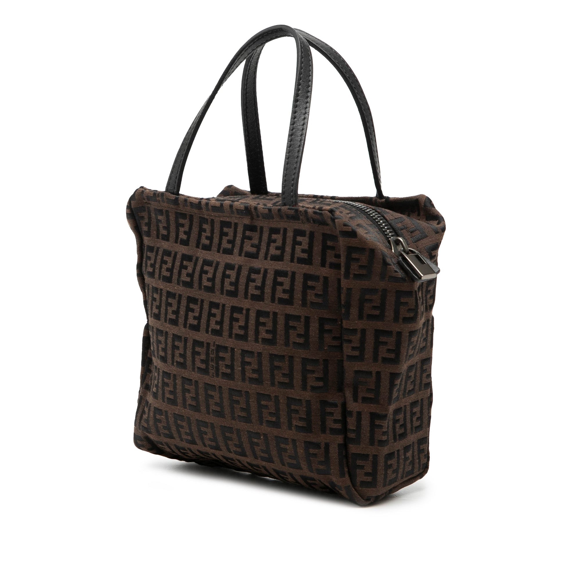 Fendi Mini Zucchino Canvas Handbag