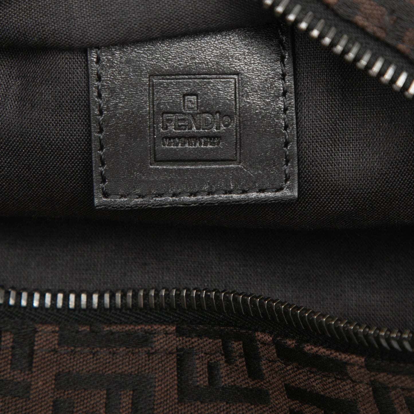 Fendi Mini Zucchino Canvas Handbag