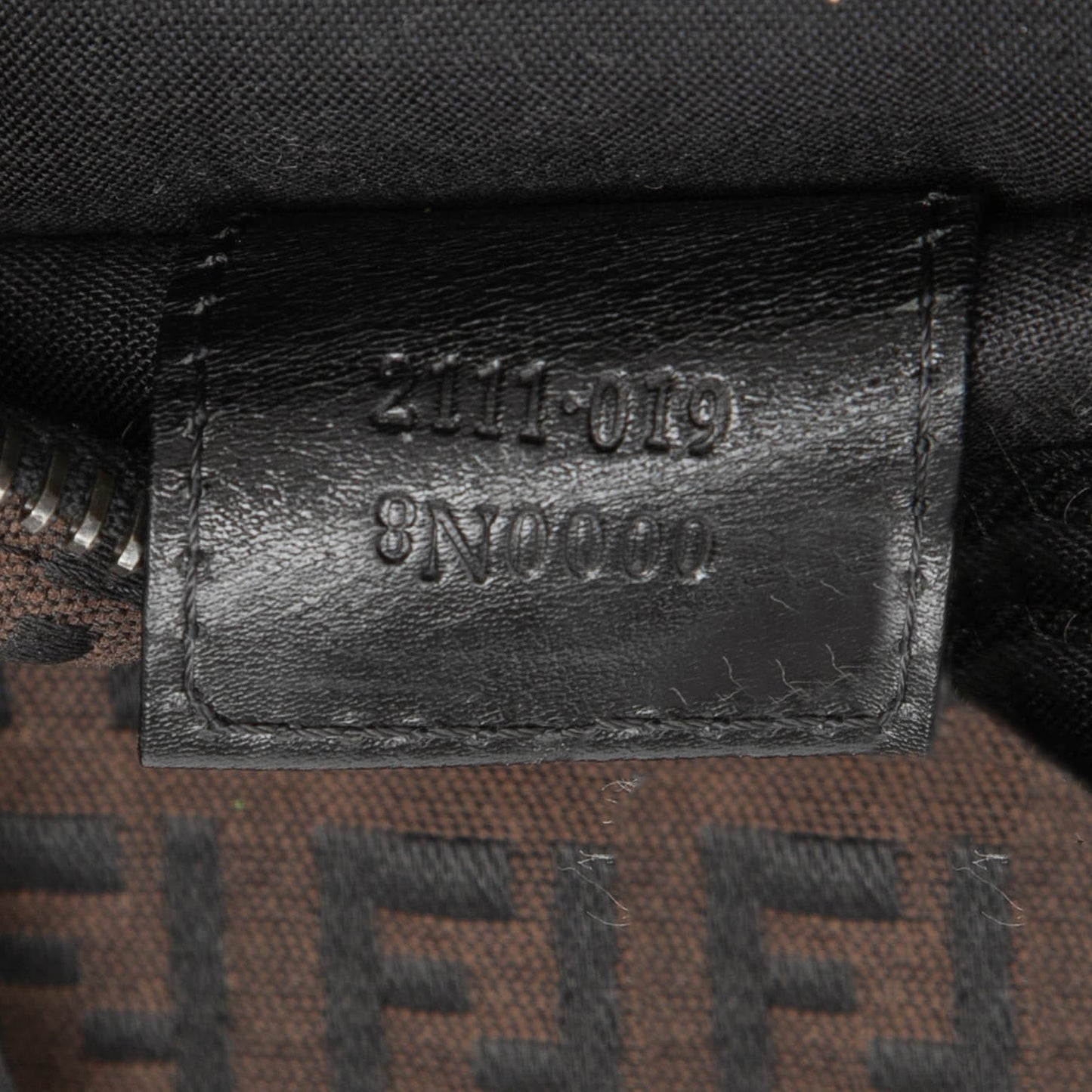 Fendi Mini Zucchino Canvas Handbag