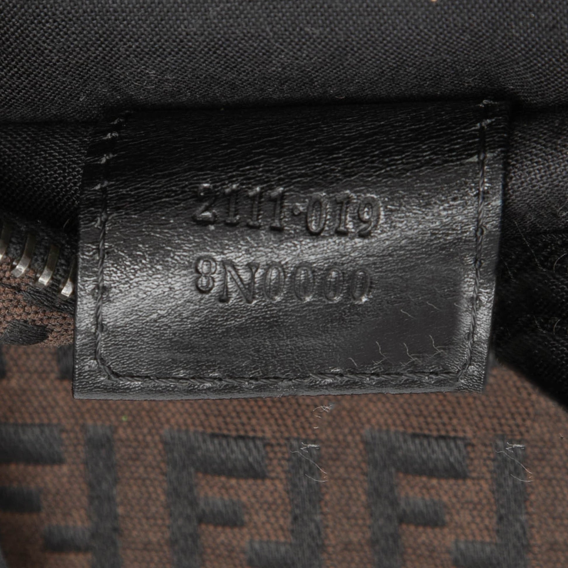 Fendi Mini Zucchino Canvas Handbag