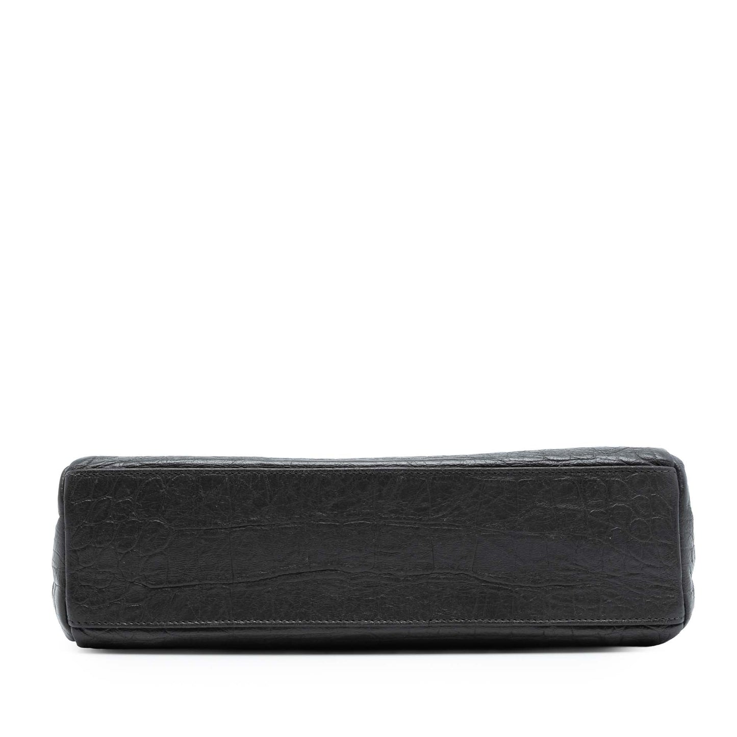Saint Laurent Medium Croc Embossed Calfskin Monogram West Hollywood Crossbody
