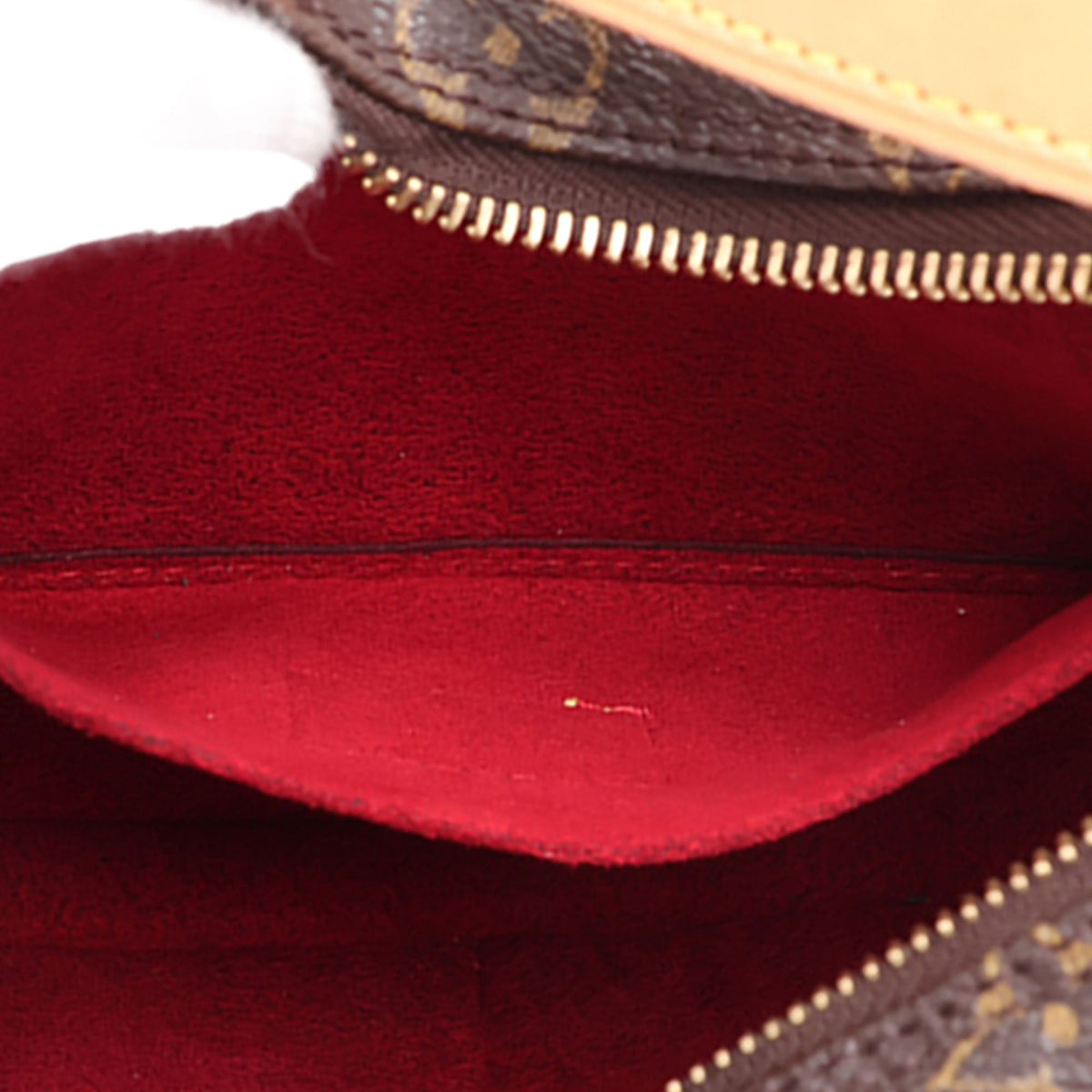 Louis Vuitton Monogram Croissant PM — Brown