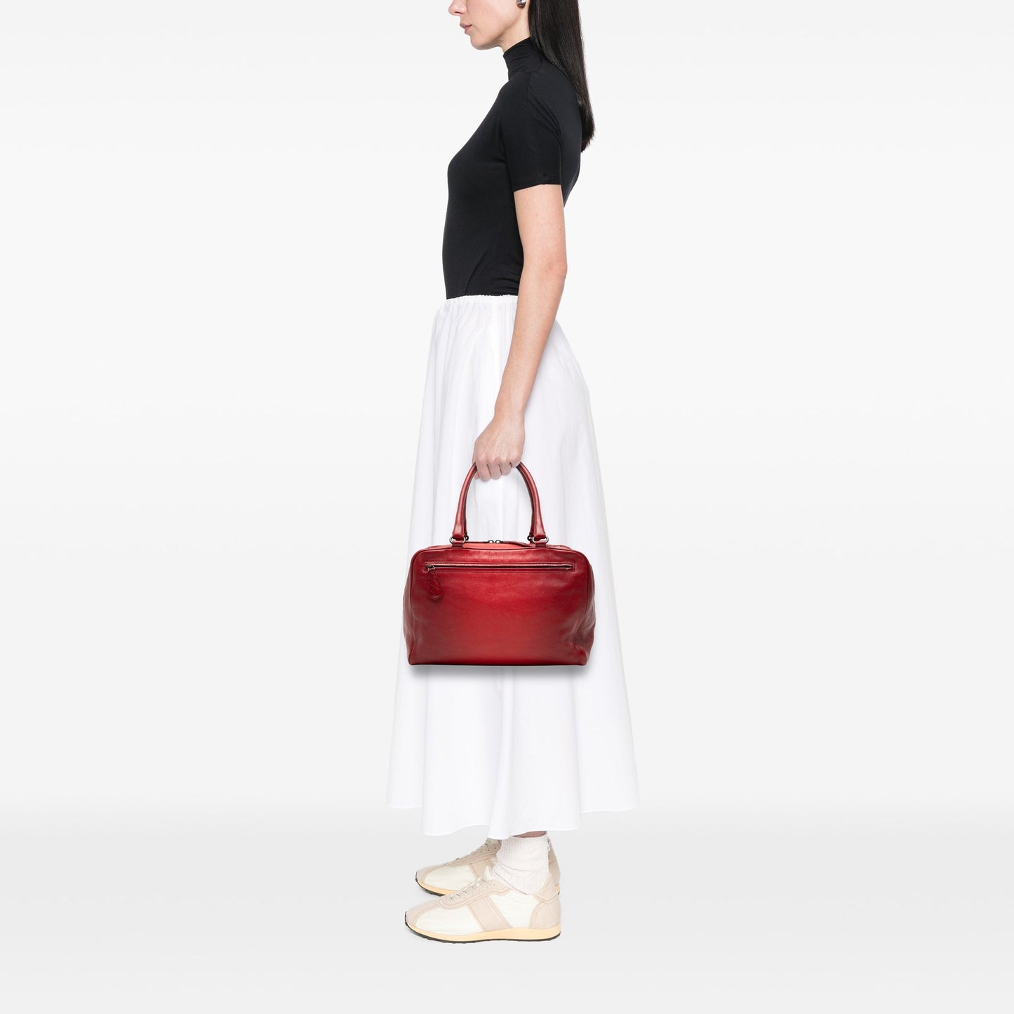 Medium Goatskin Madras Sfumato Brera Handbag