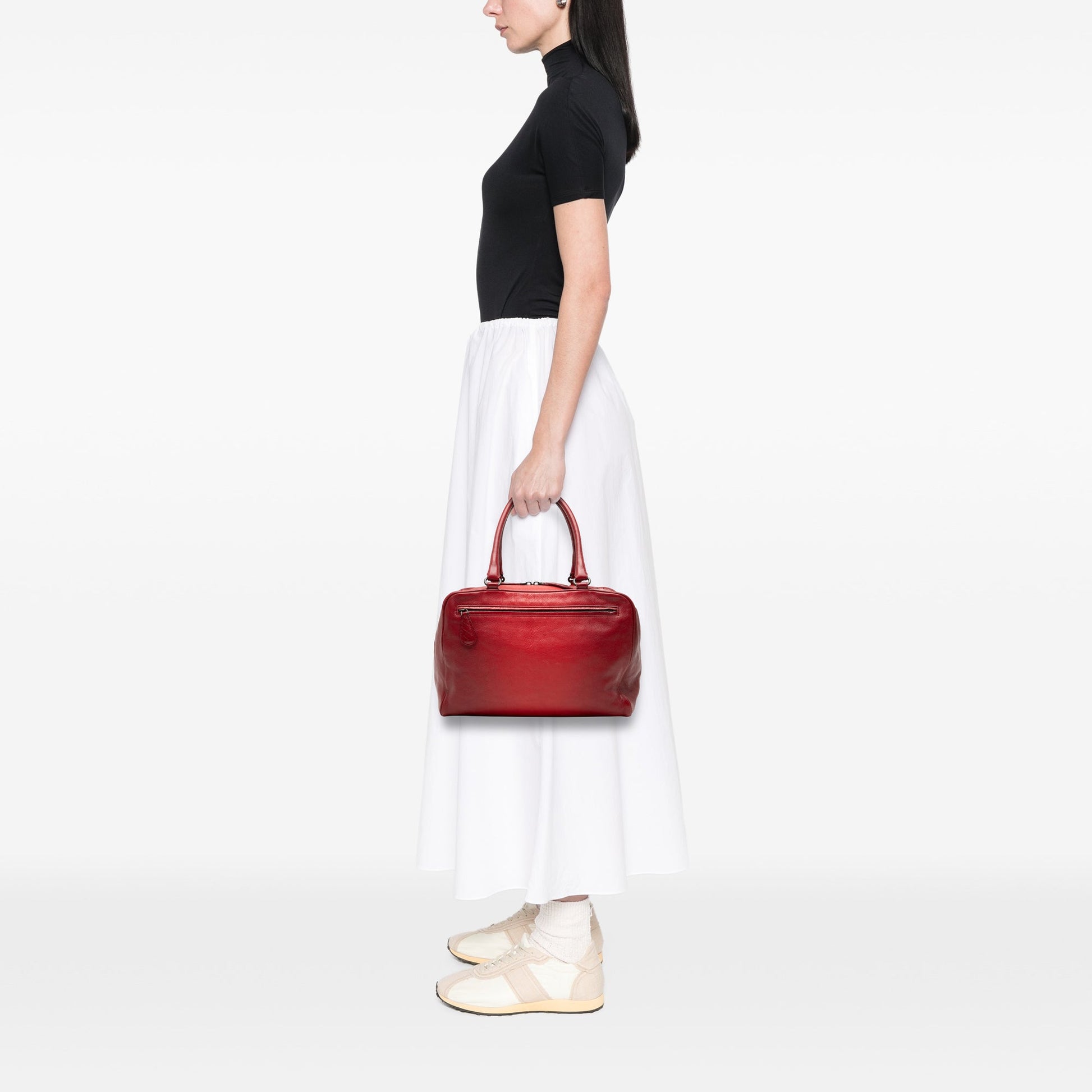 Medium Goatskin Madras Sfumato Brera Handbag
