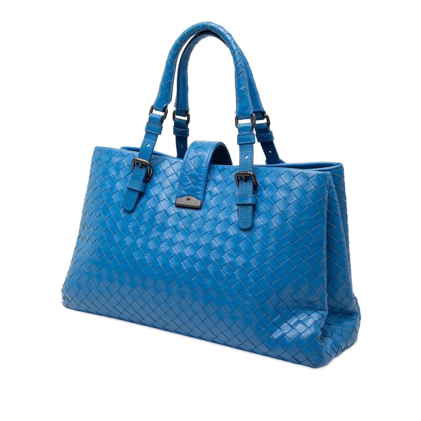 Bottega Veneta Small Nappa Intrecciato Roma Satchel