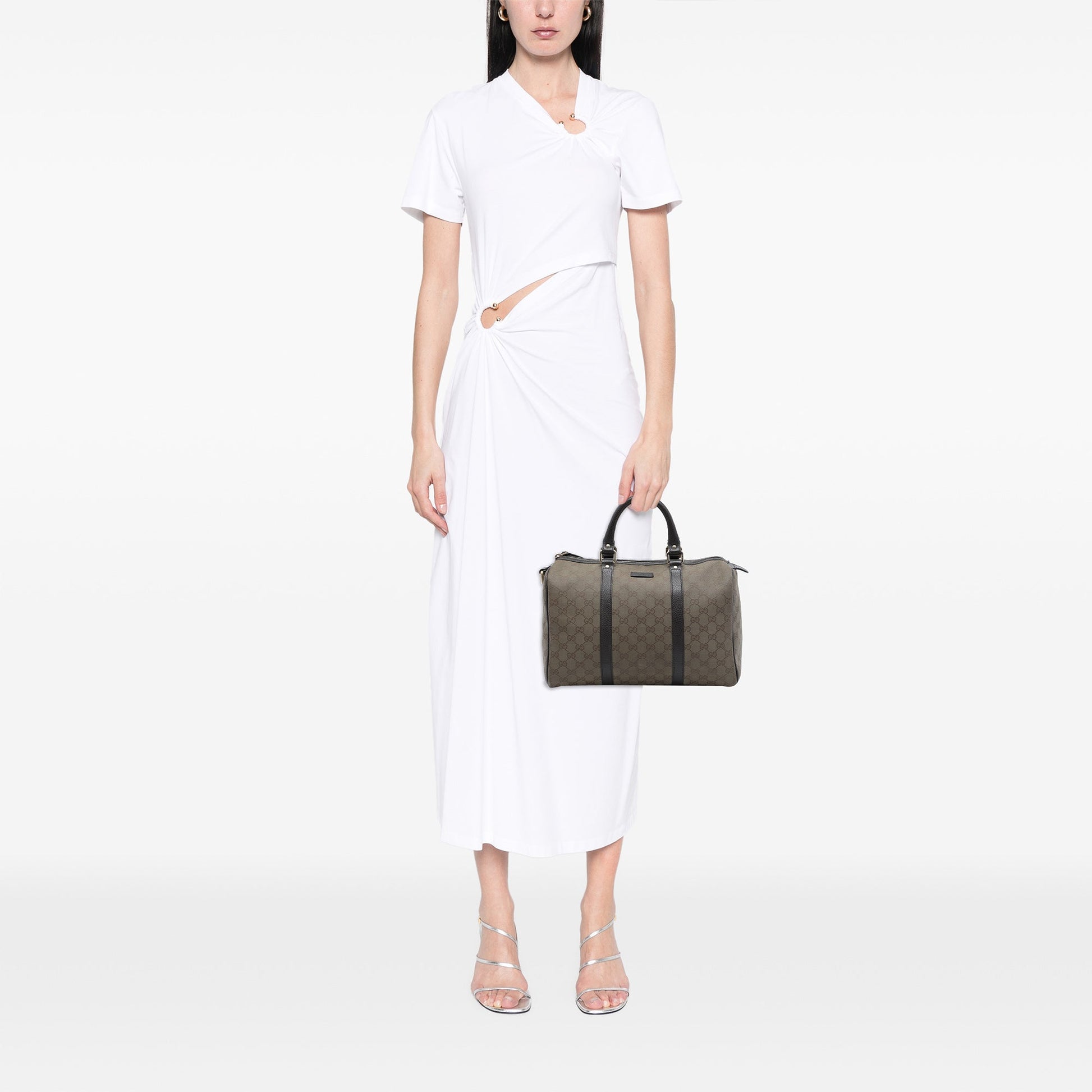 Gucci Medium GG Canvas Joy Boston Bag