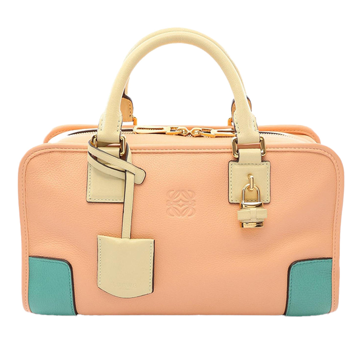 LOEWE Tricolor Leather Amazona 28 — Pink