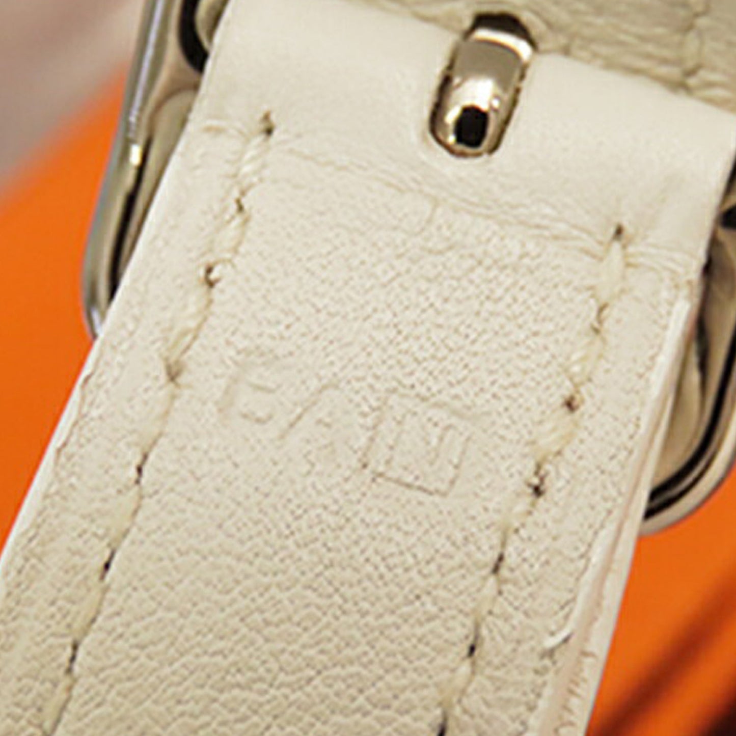 Hermès Silk and Barenia Vif Argent Silky City 38