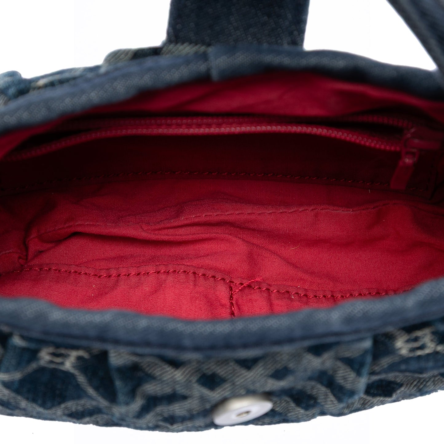 Burberry Nova Check Denim Handbag