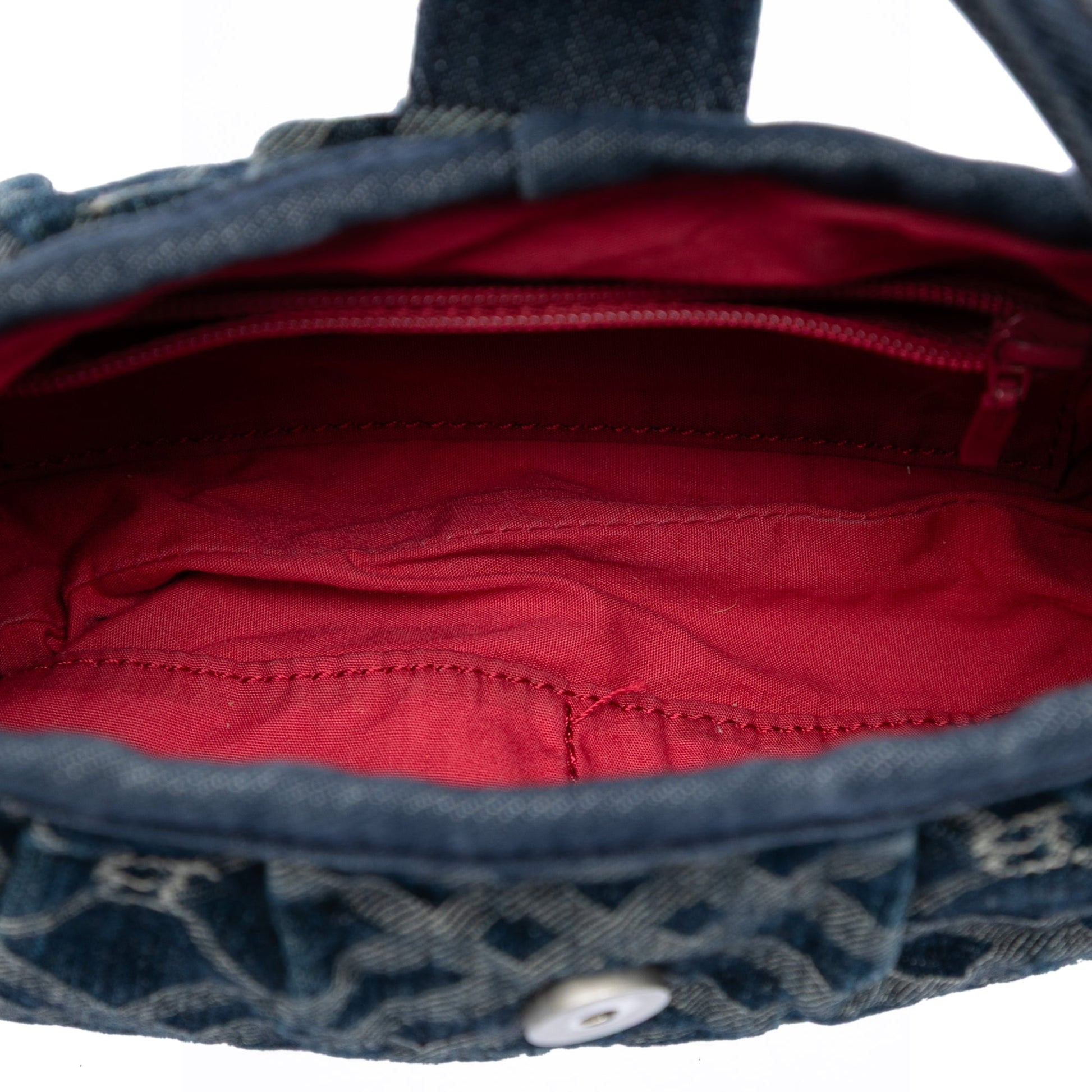 Burberry Nova Check Denim Handbag