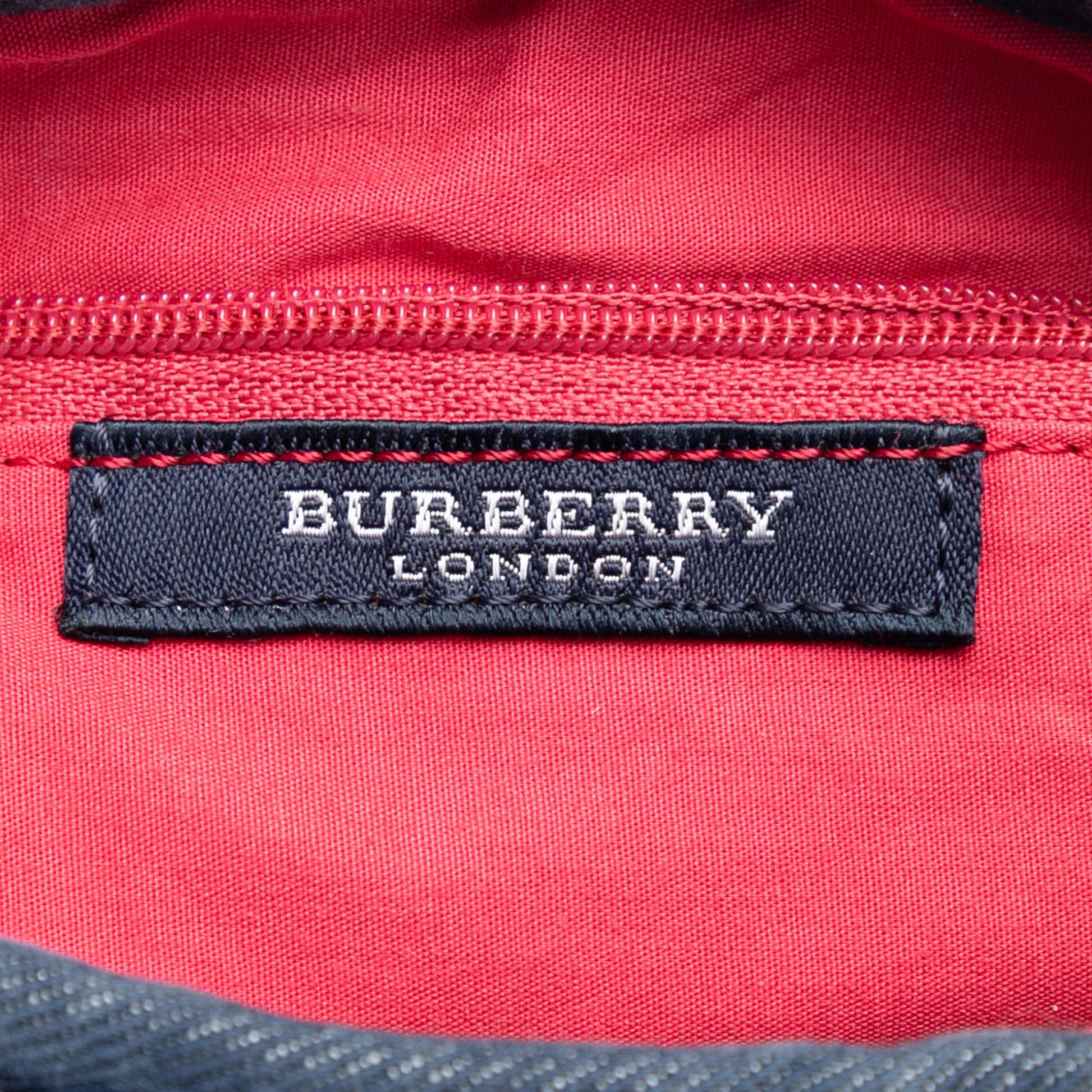 Burberry Nova Check Denim Handbag
