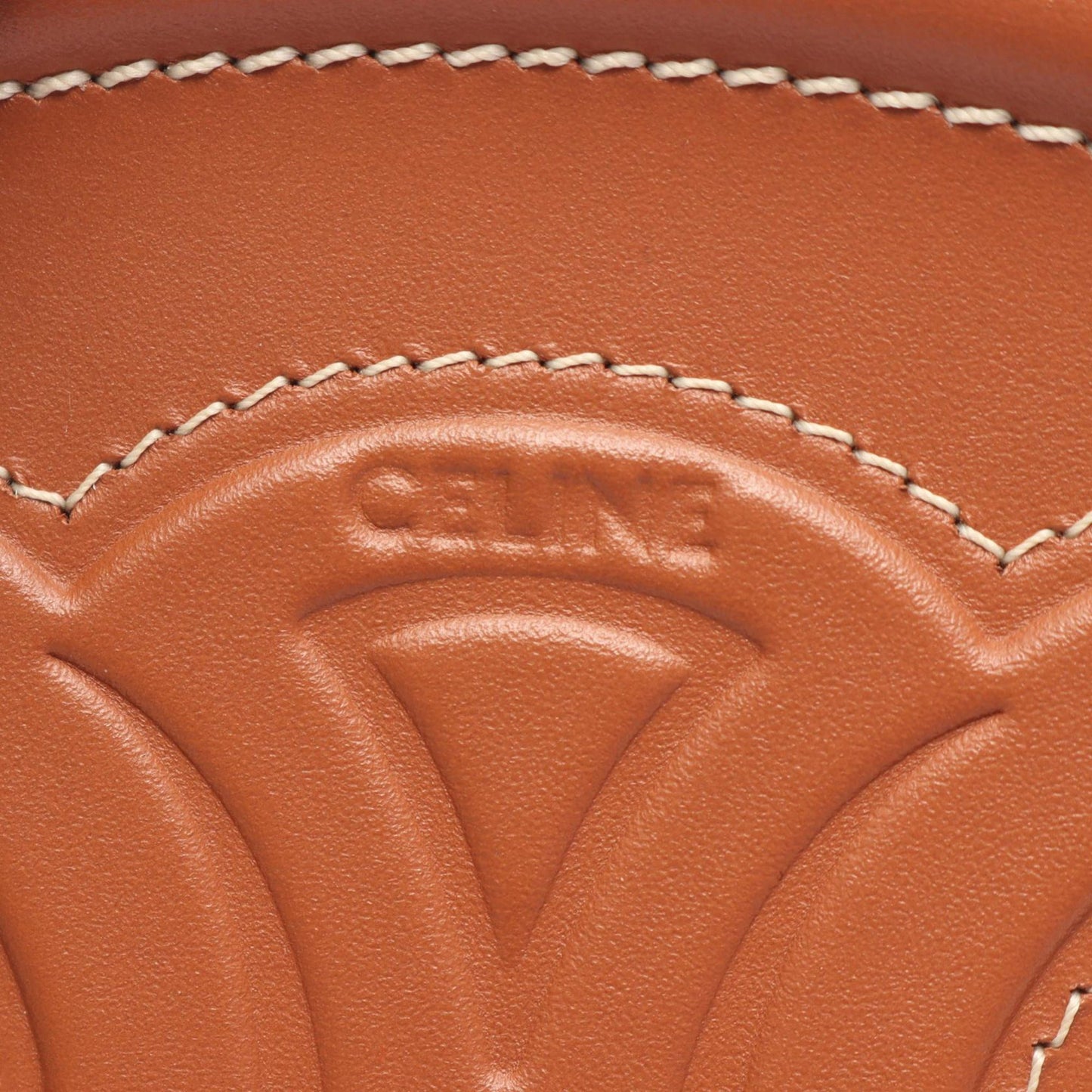 Celine Small Calfskin Cuir Triomphe Oval Crossbody