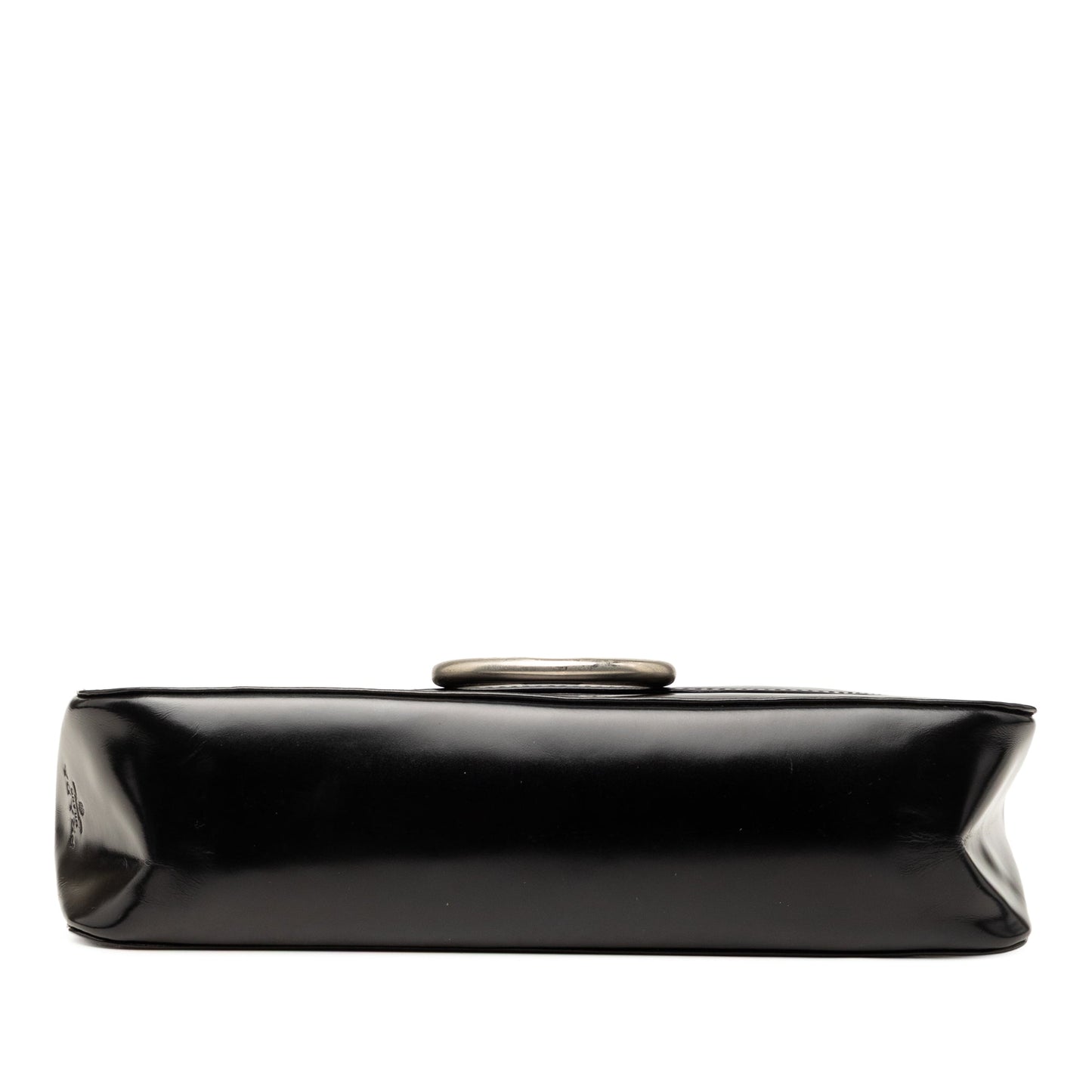 Prada Spazzolato Leather Flap Shoulder Bag