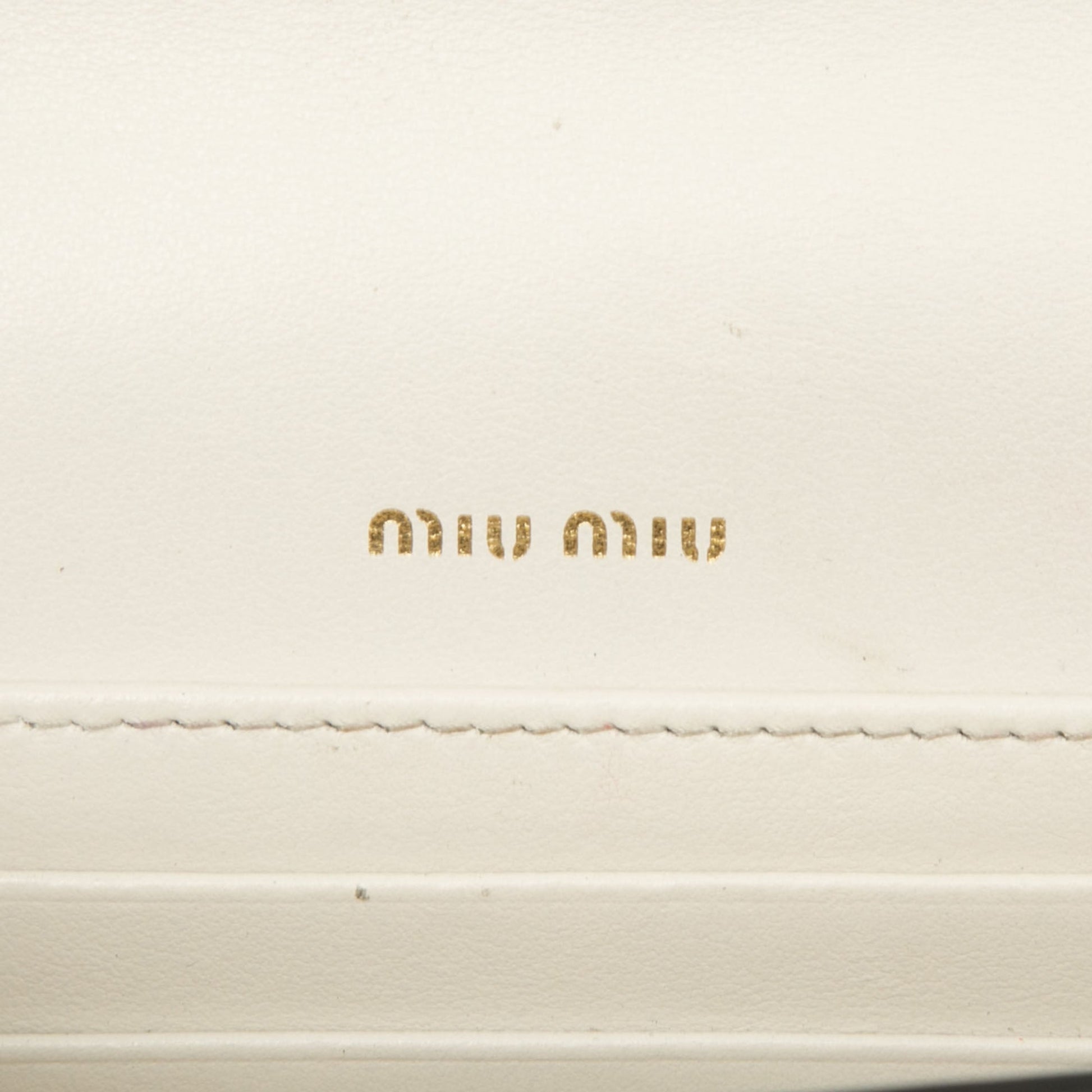 Miu Miu Croc Embossed Leather Crystal Solitaire Crossbody