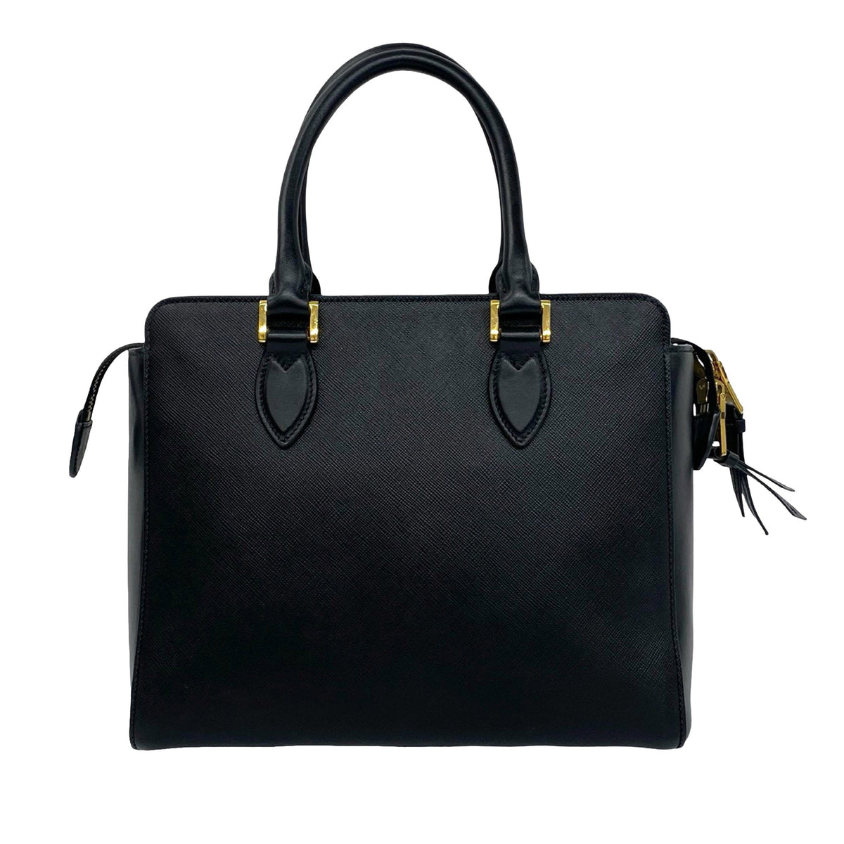 Prada Saffiano and Soft Calf Satchel
