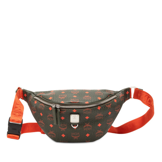 MCM Visetos Coated Canvas Belt Bag
