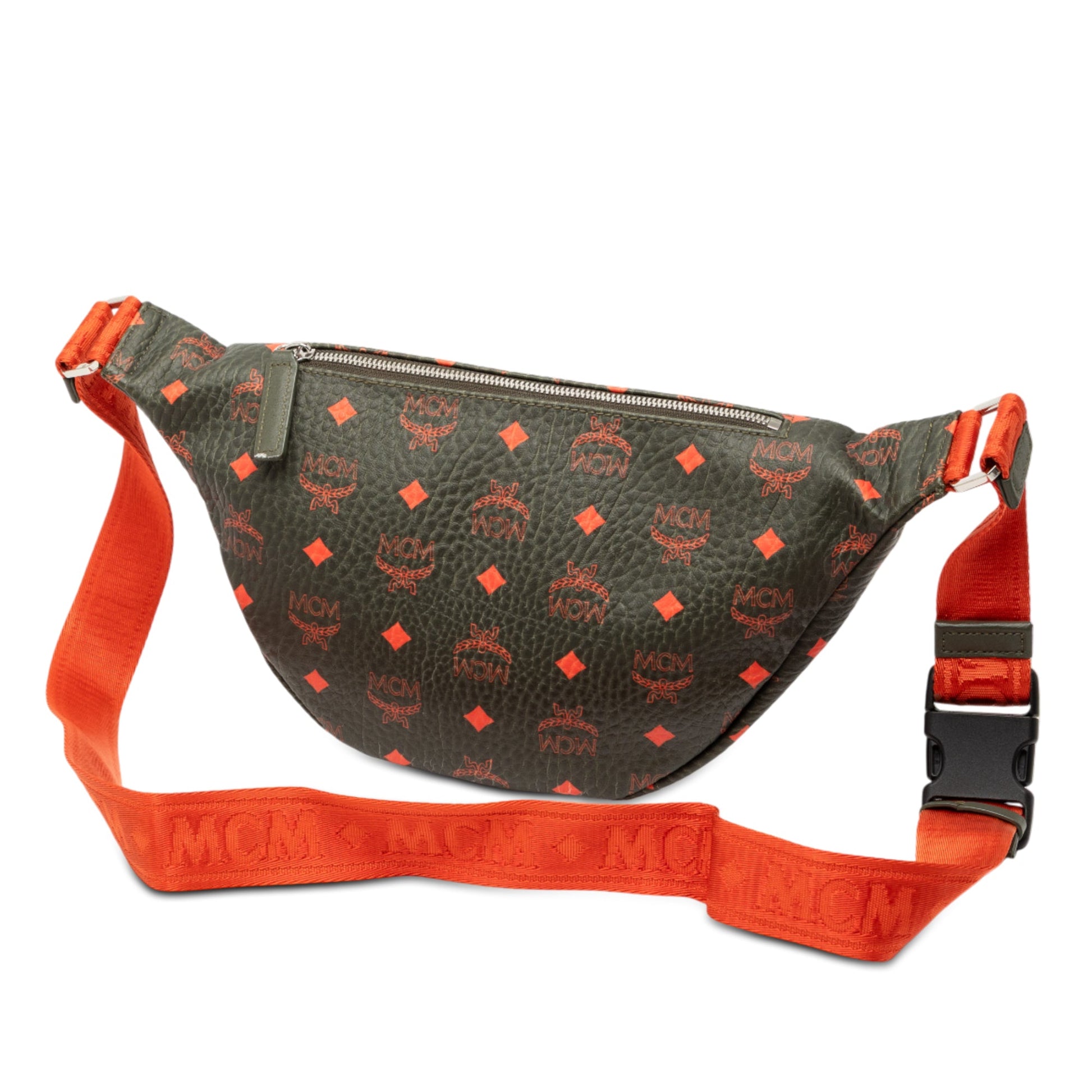 MCM Visetos Coated Canvas Belt Bag