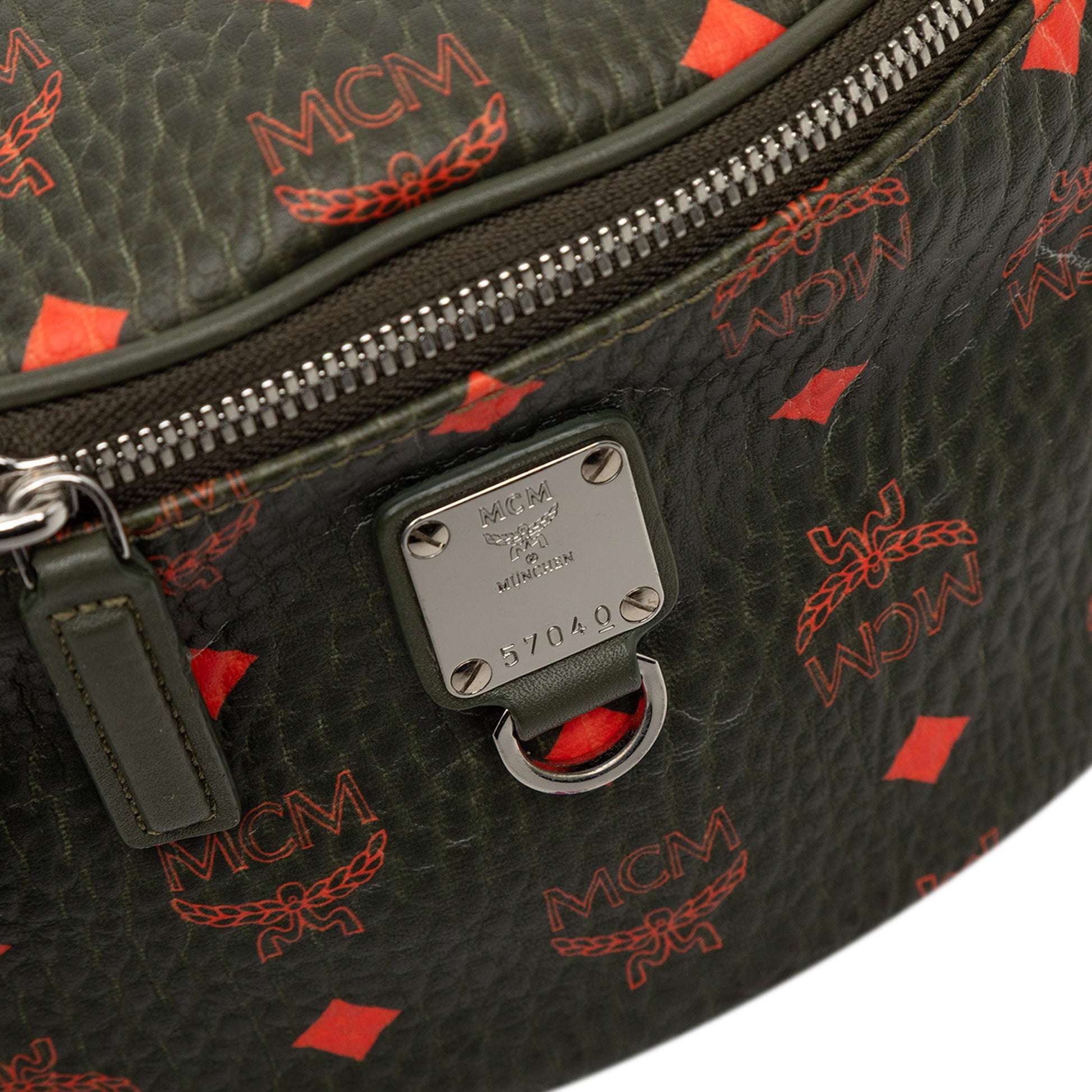 MCM Visetos Coated Canvas Belt Bag