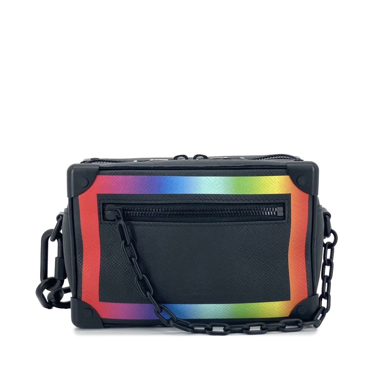 Louis Vuitton Taiga Rainbow Soft Trunk — Black