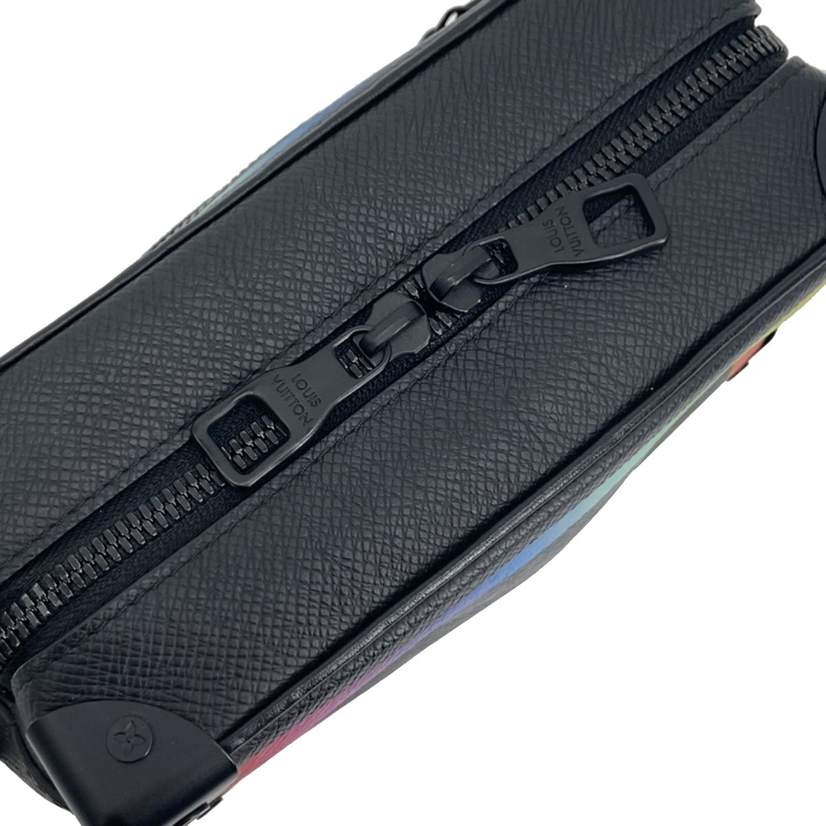 Louis Vuitton Taiga Rainbow Soft Trunk — Black