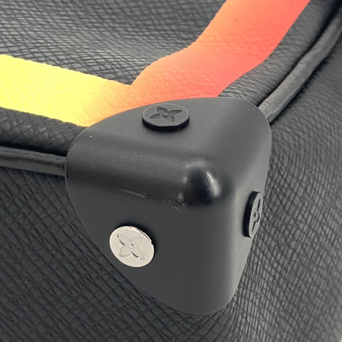 Louis Vuitton Taiga Rainbow Soft Trunk — Black