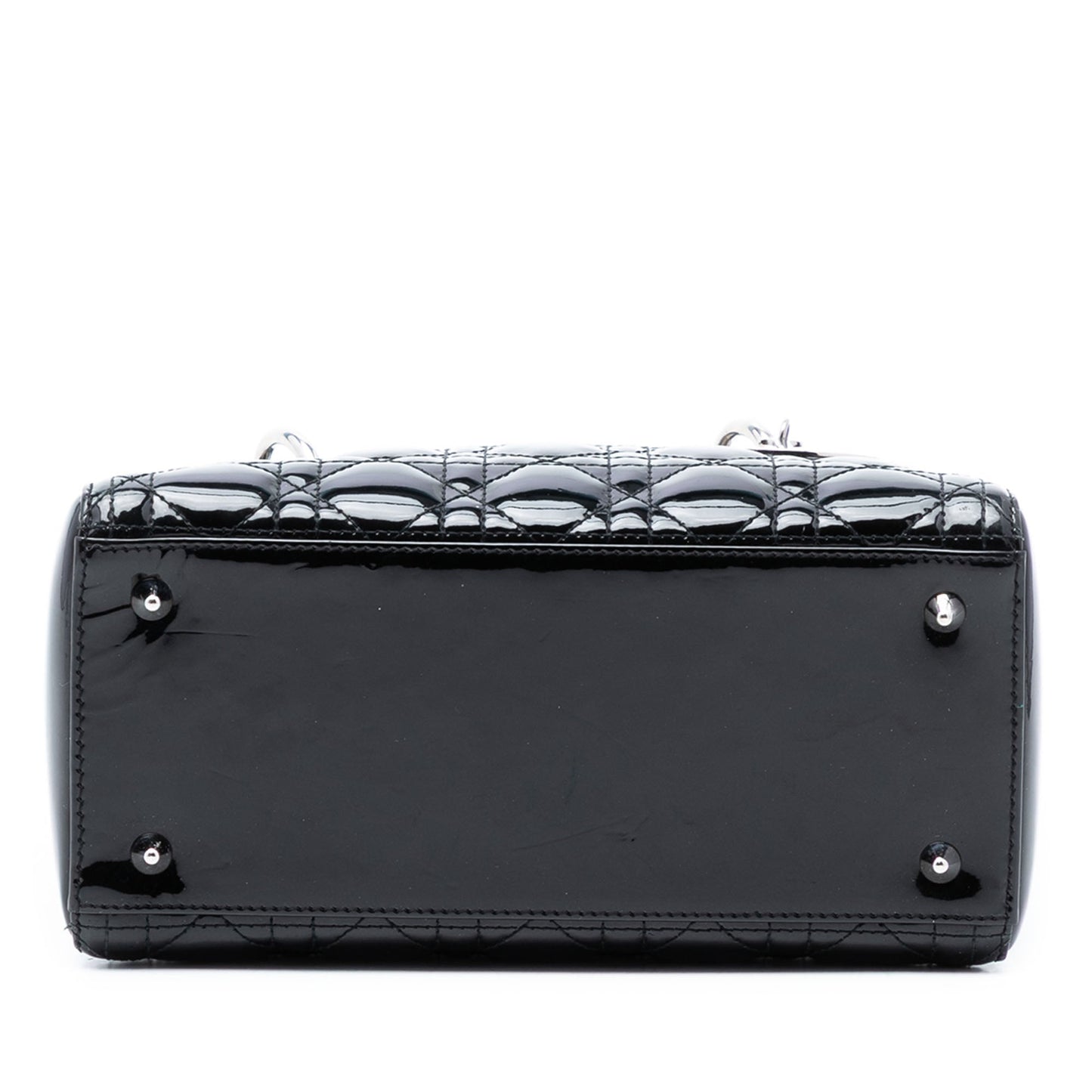 Dior Medium Patent Cannage Lady Dior