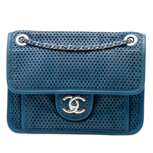 Chanel Small Perforated Calfskin Up In The Air Flap