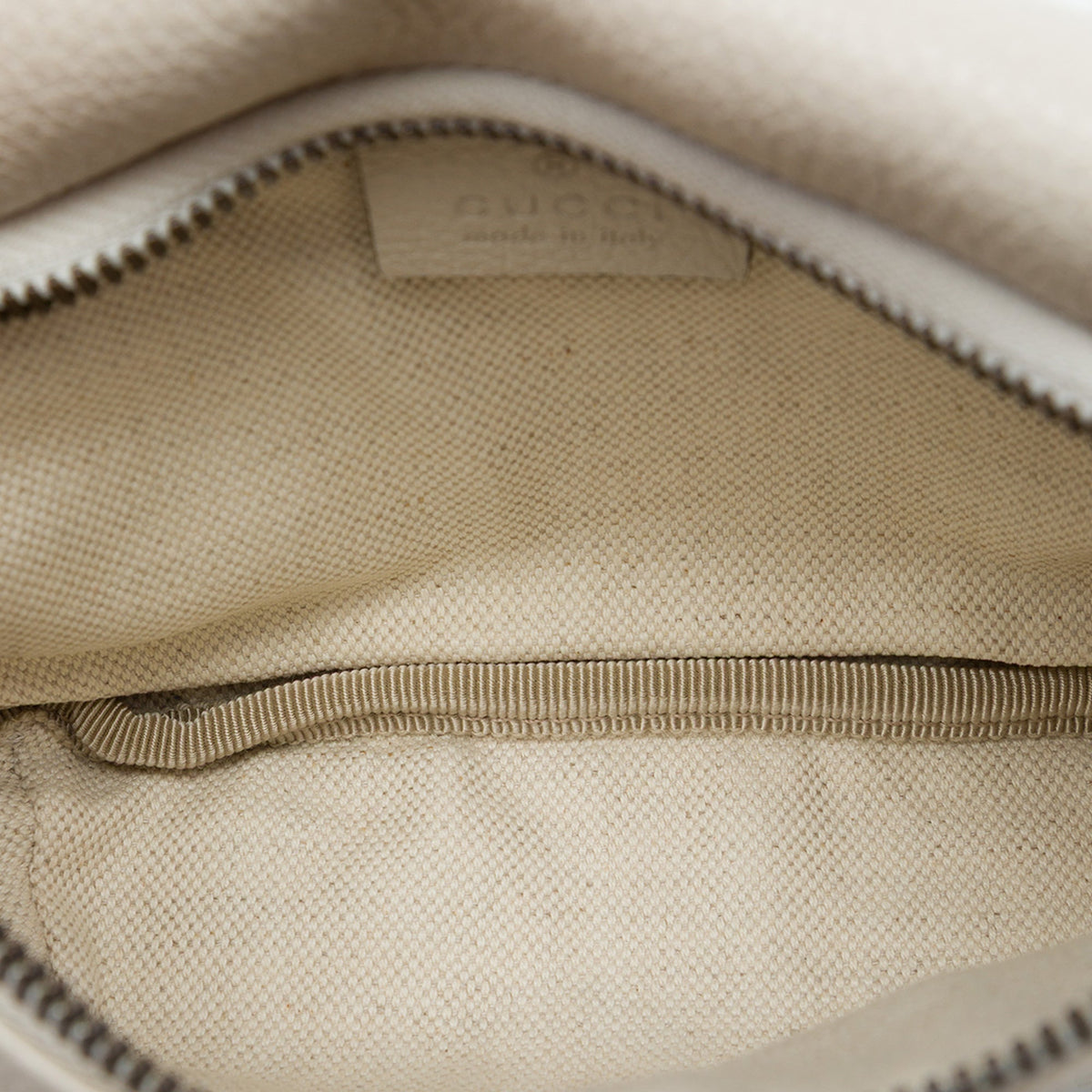 Gucci Small Grained Calfskin Logo Belt Bag