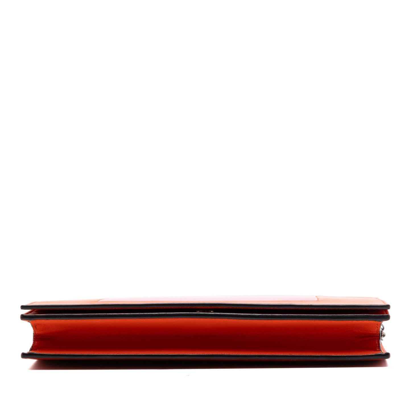 Celine Leather Frame Wallet on Chain