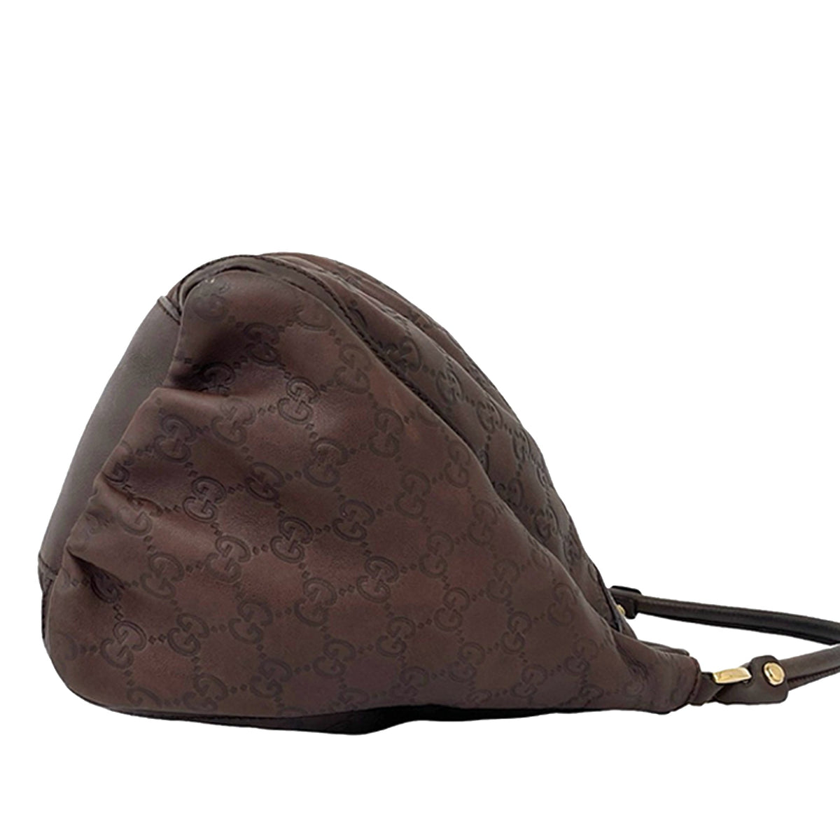 Gucci Guccissima Abbey D Ring Shoulder Bag — Brown