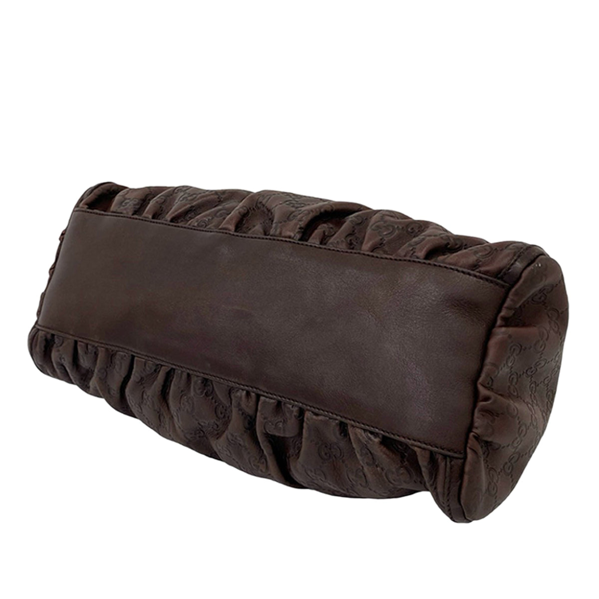 Gucci Guccissima Abbey D Ring Shoulder Bag — Brown