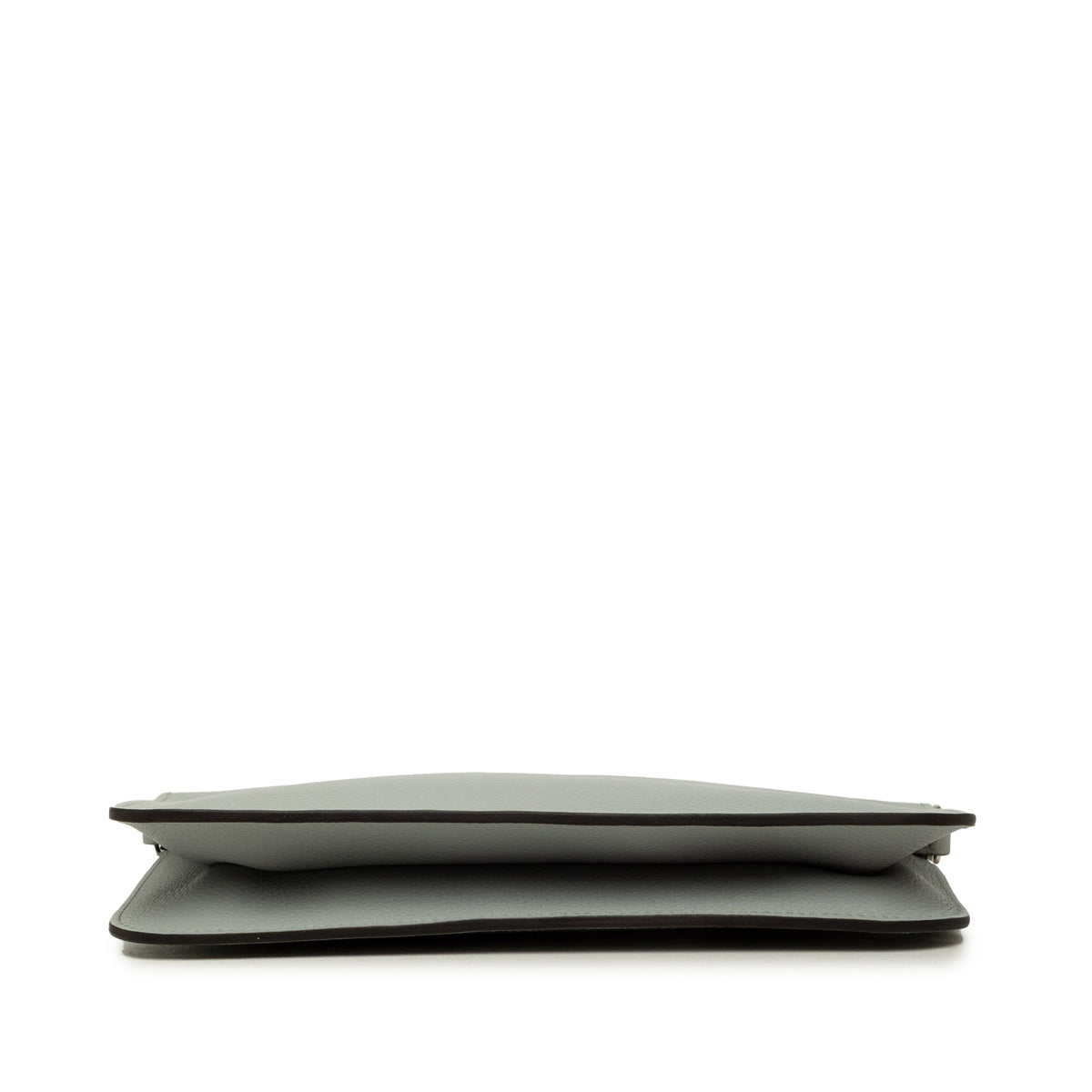 Hermès Evercolor Zipengo Chain D Ancre To Go Pouch — Gray