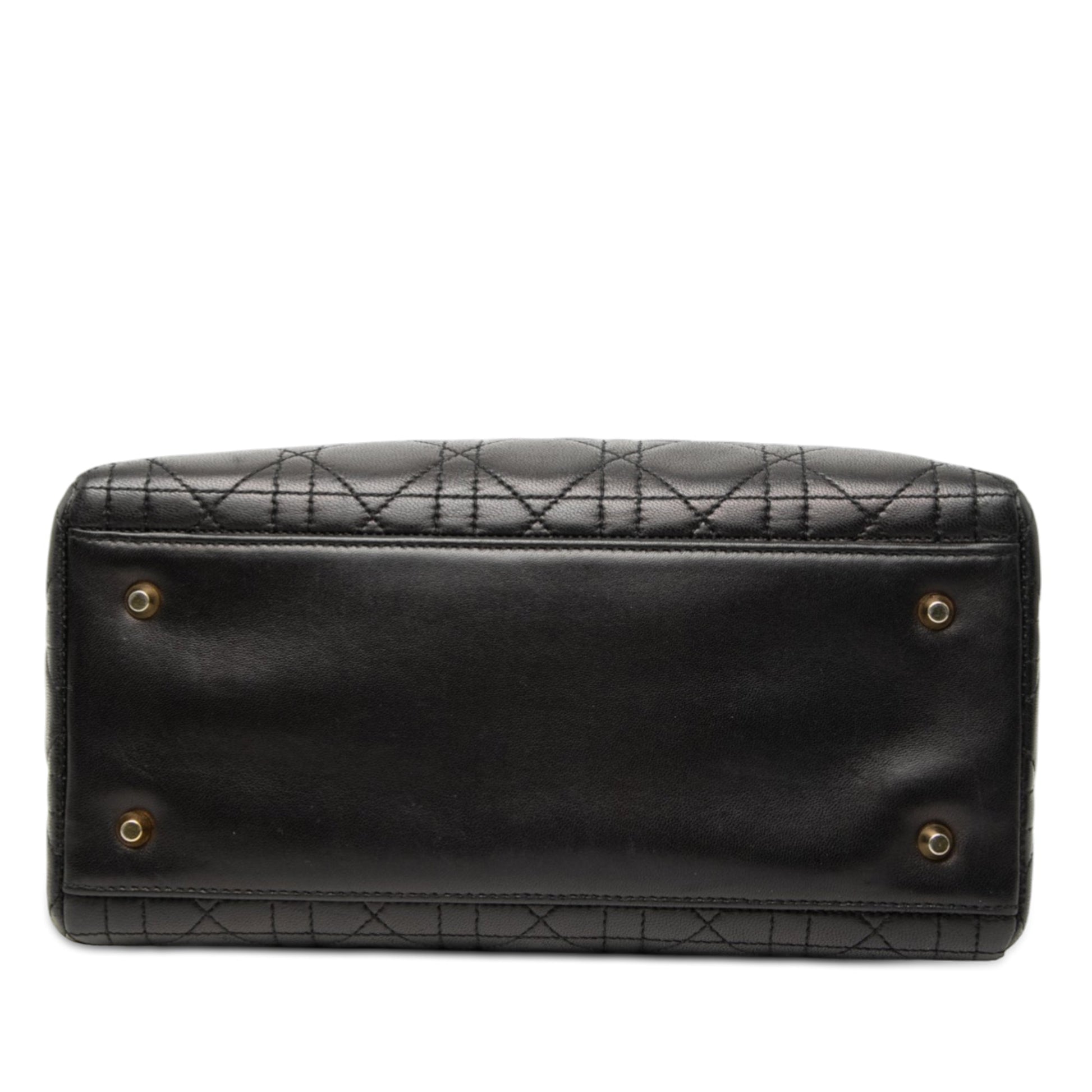 Dior Medium Lambskin Cannage Lady Dior