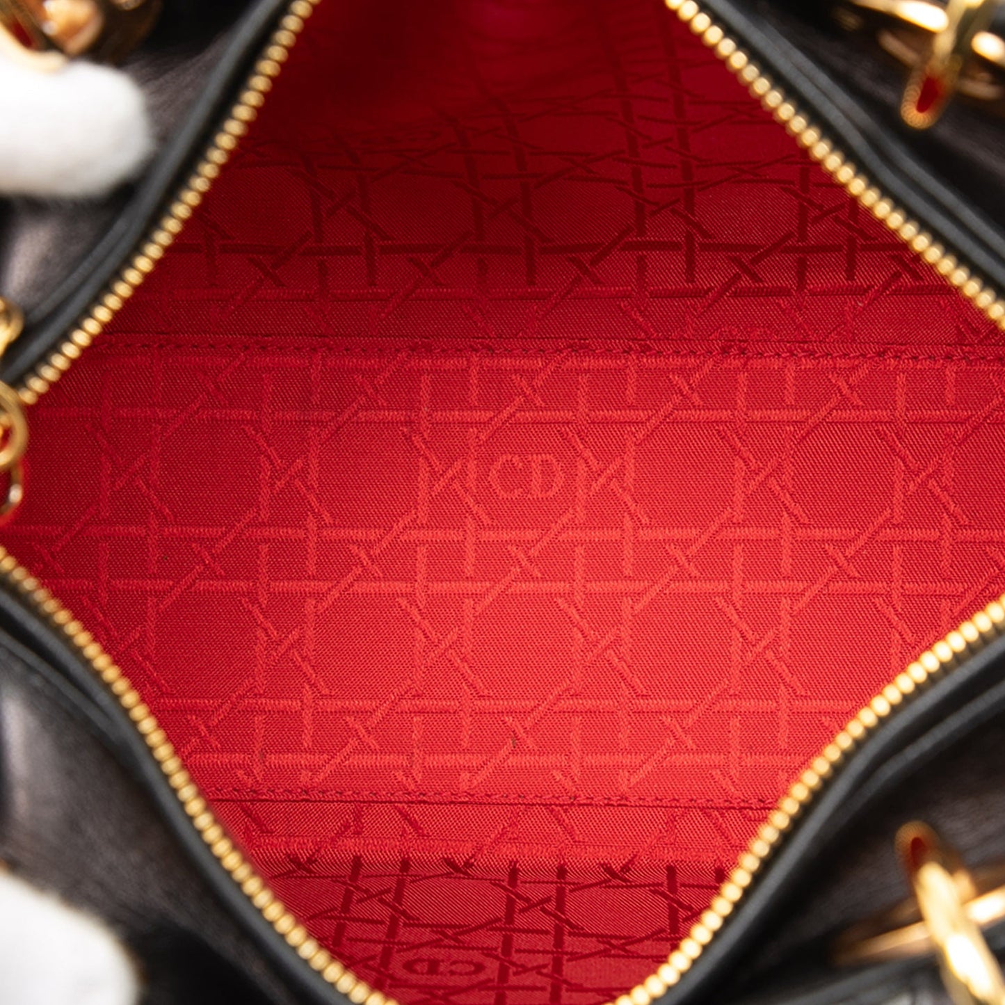 Dior Medium Lambskin Cannage Lady Dior