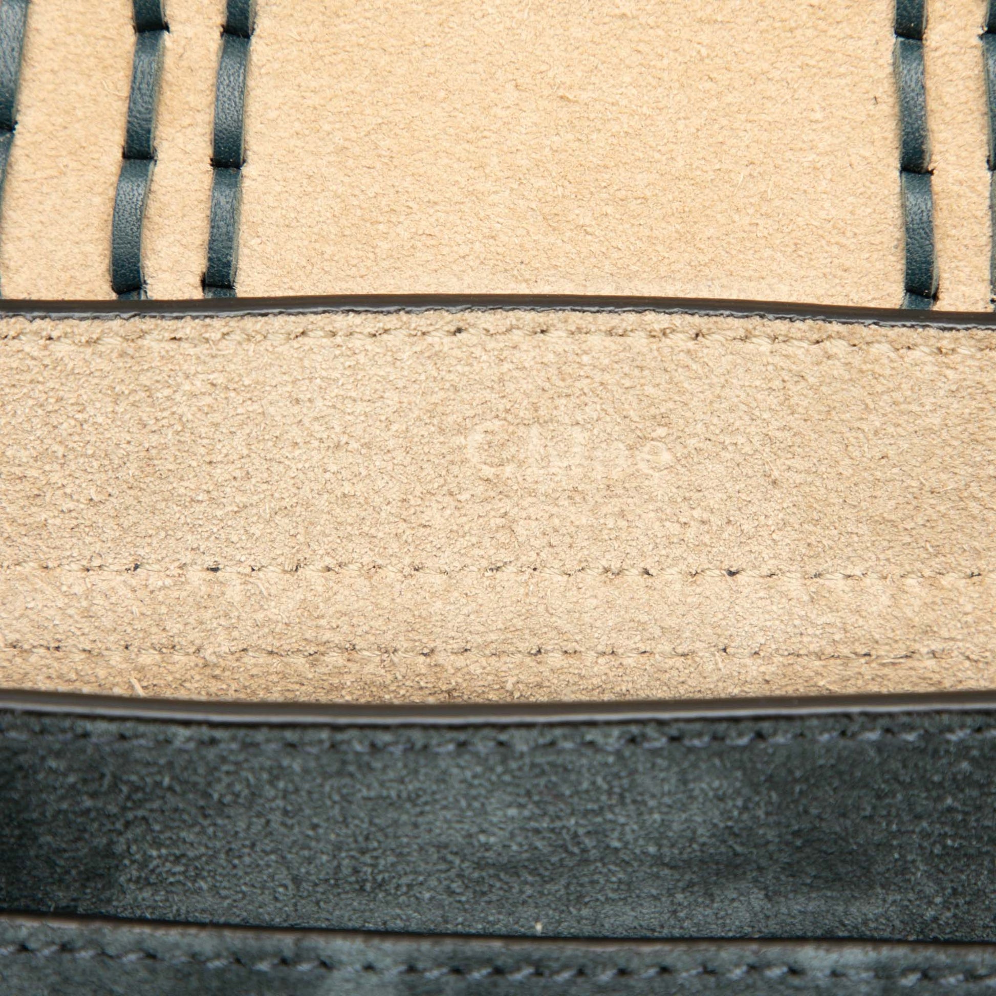Chloé Small Suede Braided Hudson Crossbody