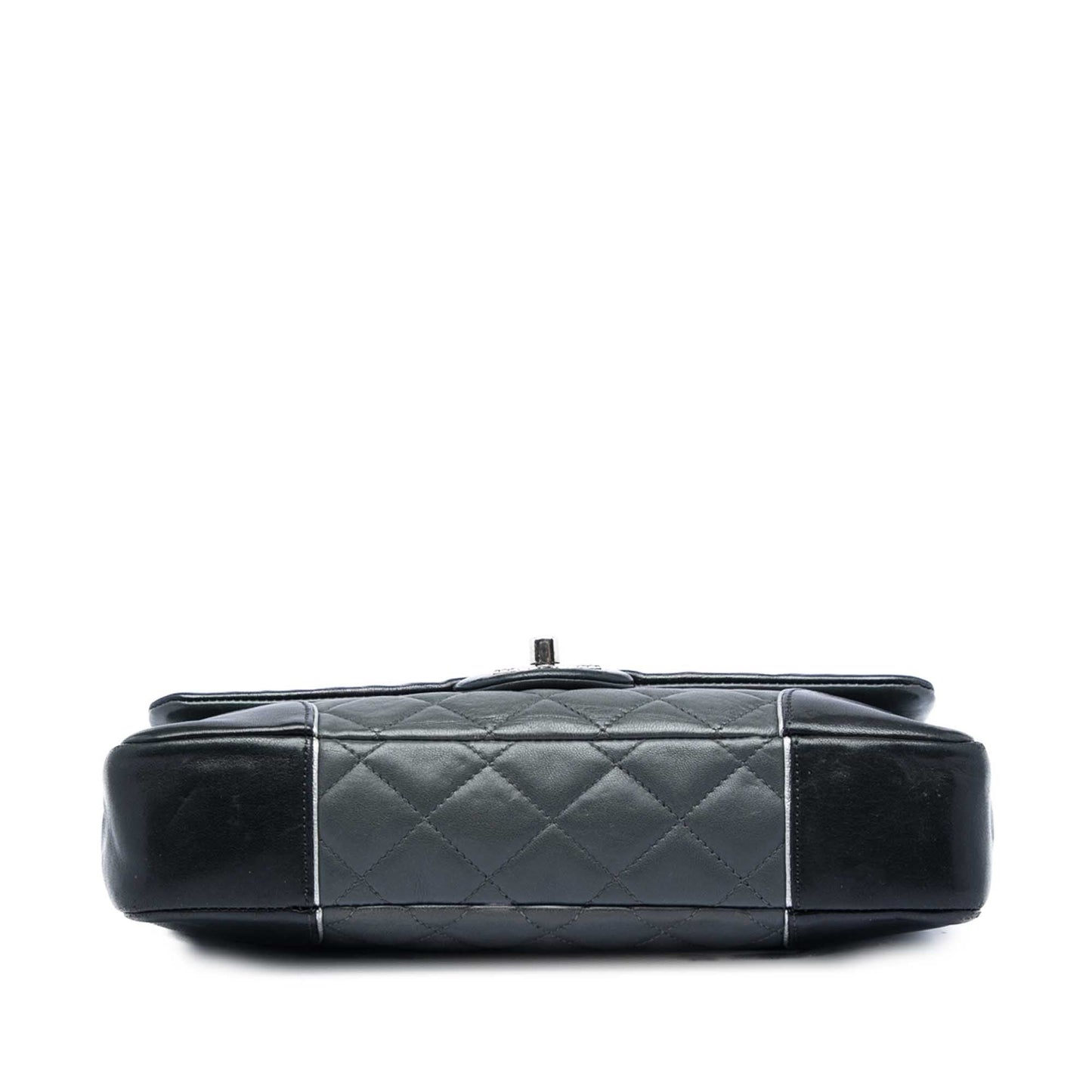 Chanel Paris Salzburg Medium Bicolor Quilted Lambskin Tyrolean Flap