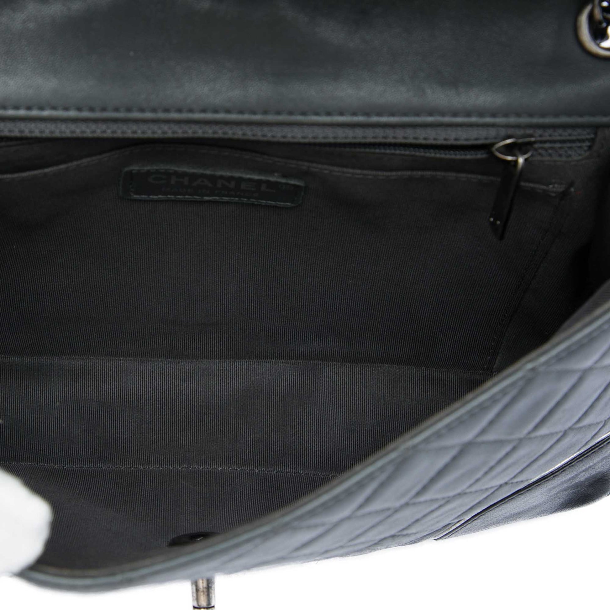 Chanel Paris Salzburg Medium Bicolor Quilted Lambskin Tyrolean Flap