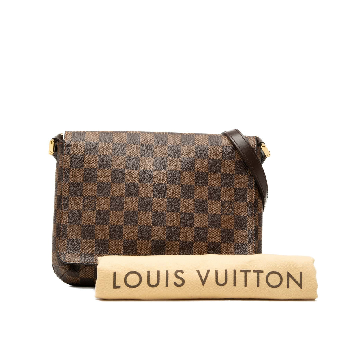 Louis Vuitton Damier Ebene Musette Tango Short Strap