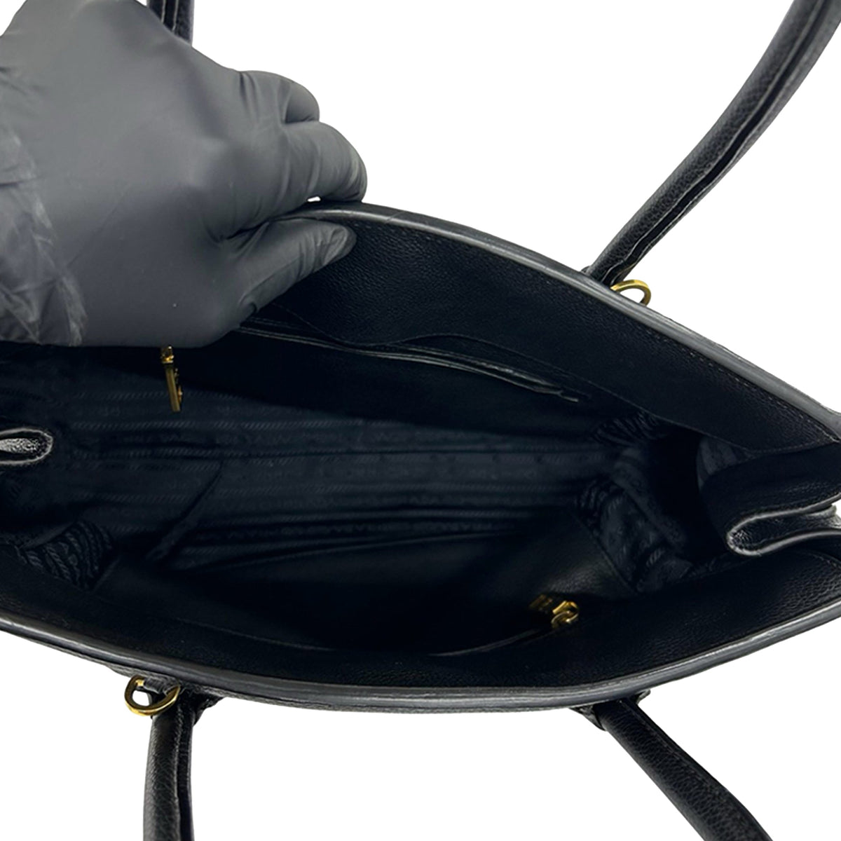 Prada Vitello Grain Satchel