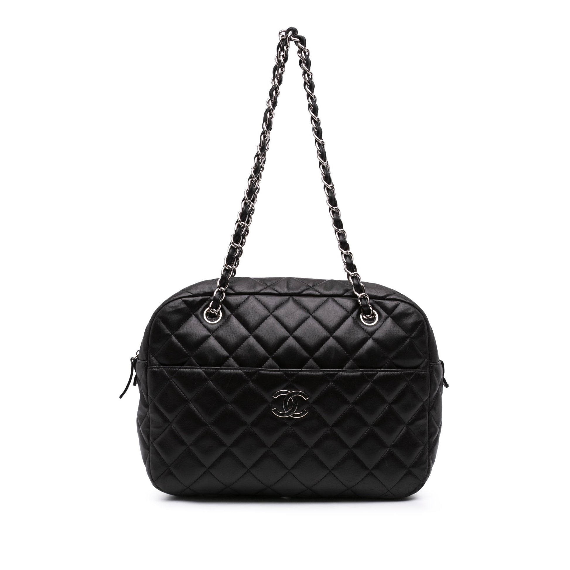 Chanel CC Quilted Lambskin Camera Bag