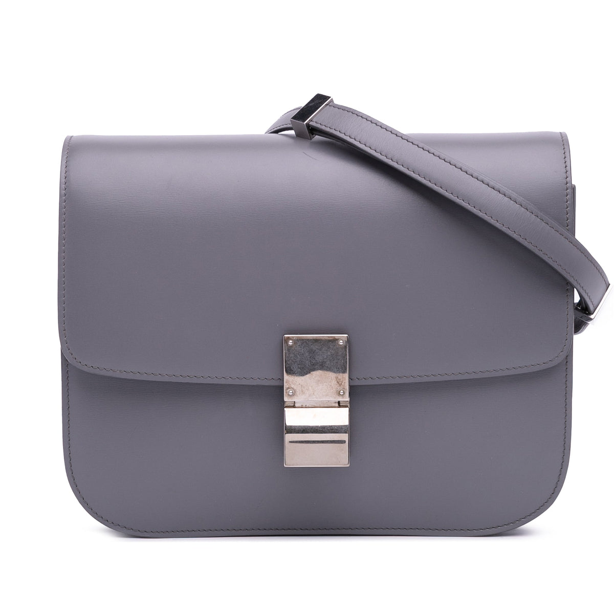 Celine Medium Calfskin Classic Box — Purple