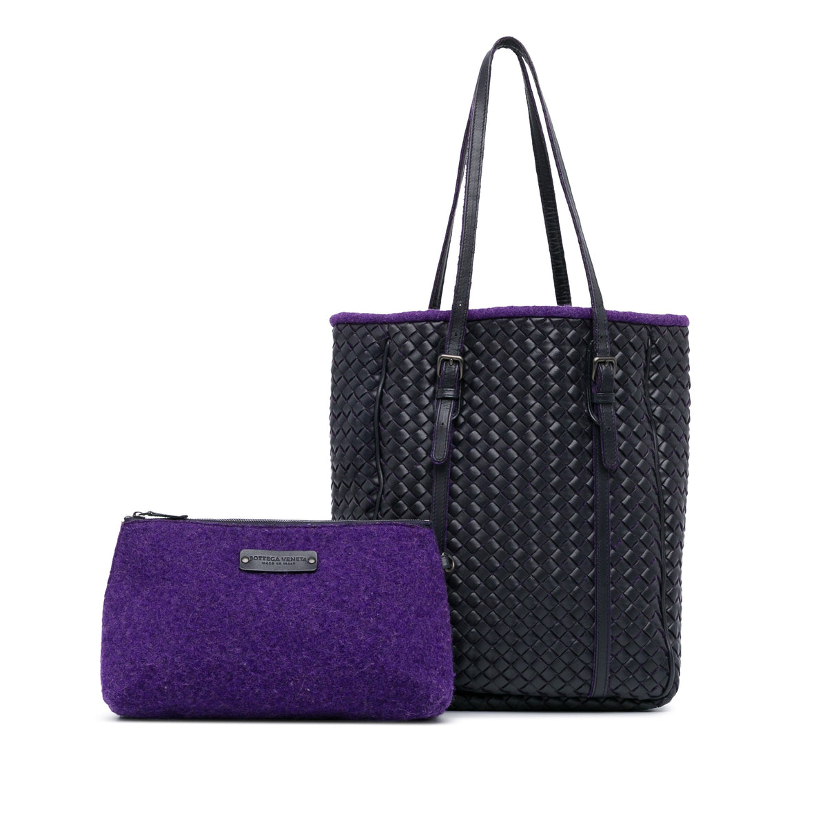 Bottega Veneta Leather Intrecciato Tote