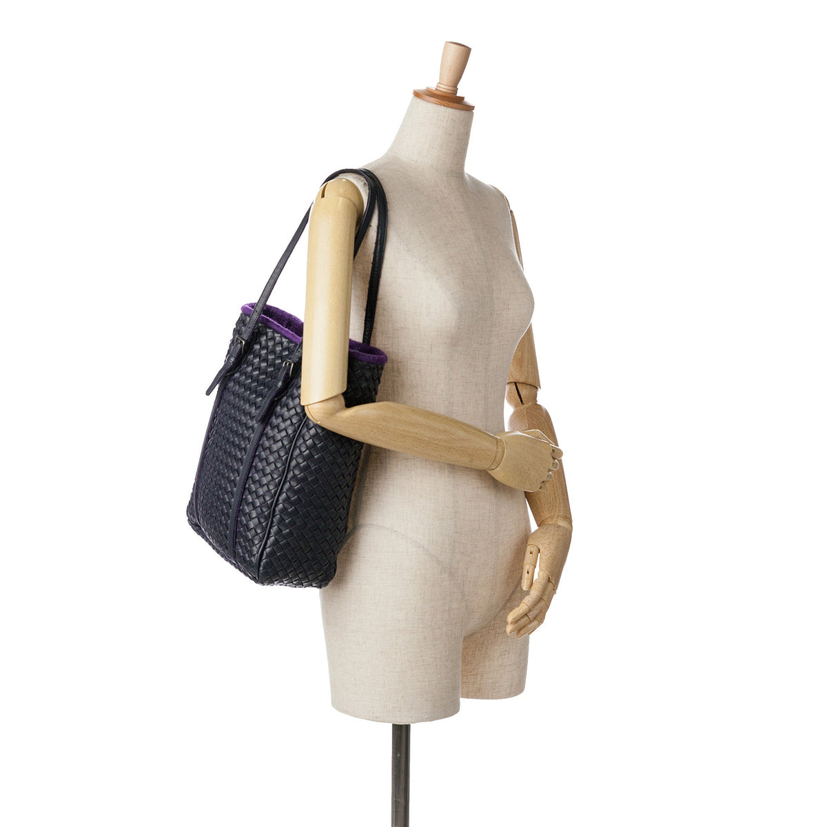 Bottega Veneta Leather Intrecciato Tote