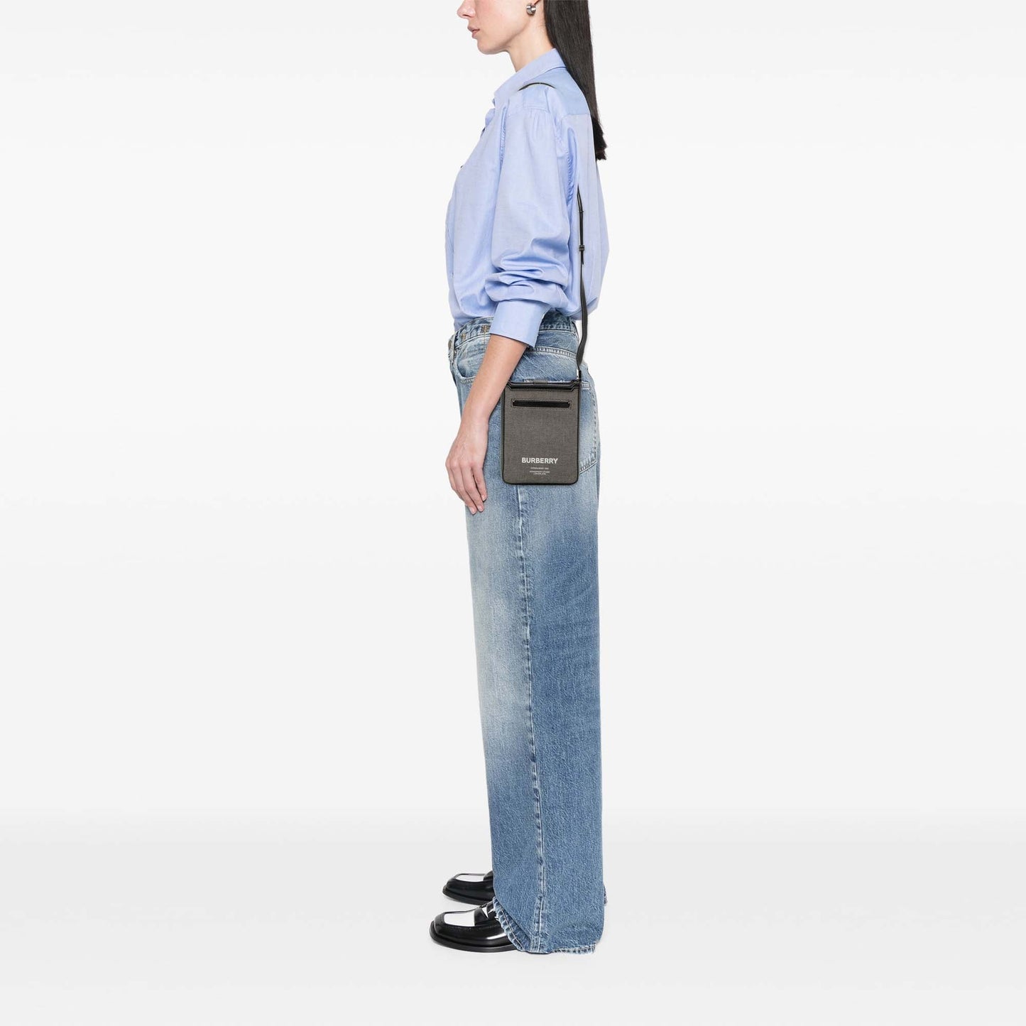 Burberry Canvas Horseferry Print Crossbody