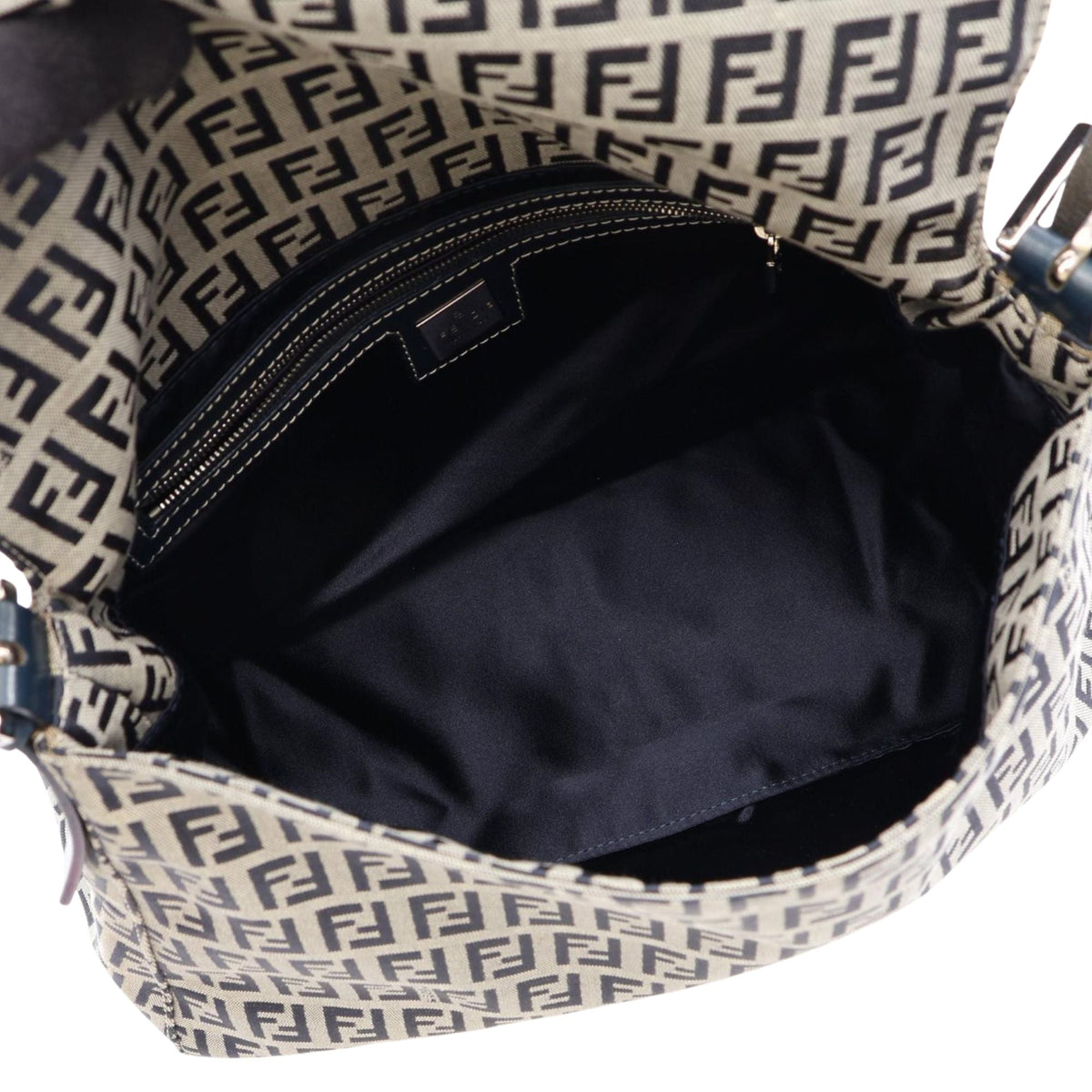 Fendi Zucchino Canvas Mamma Forever — Gray