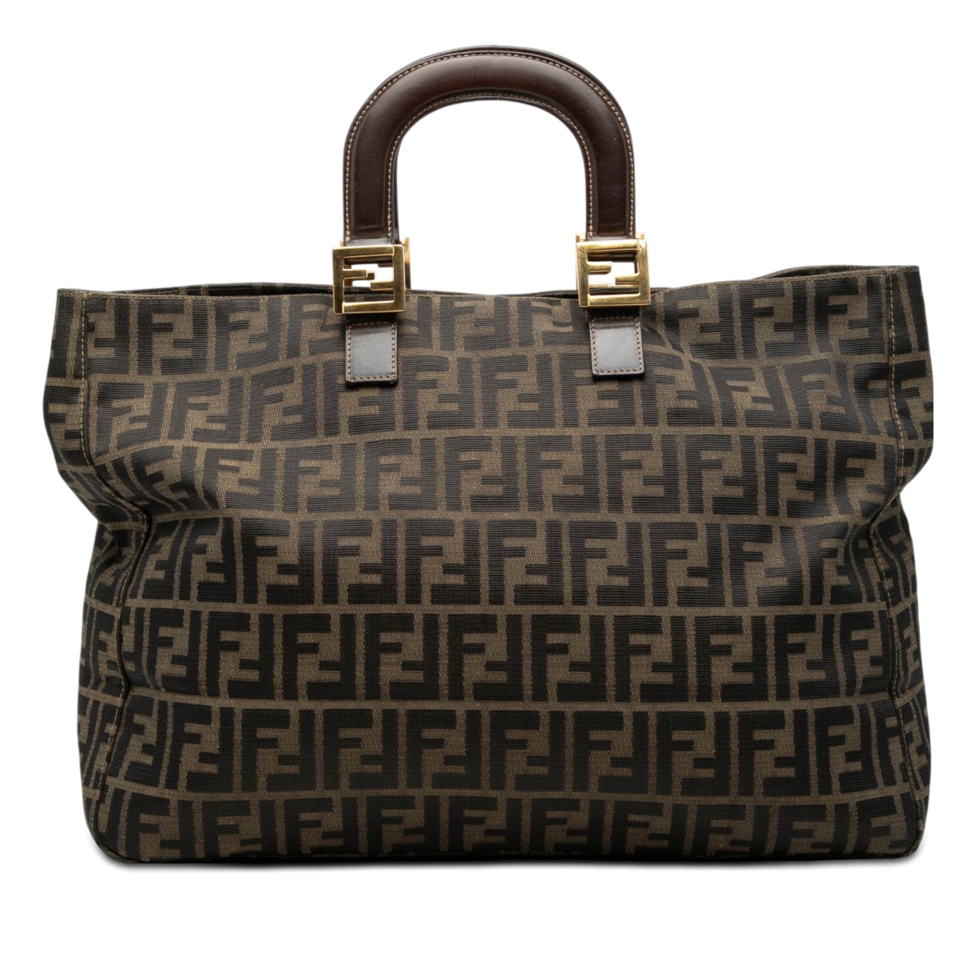 Fendi Large Zucca Canvas Twins Tote
