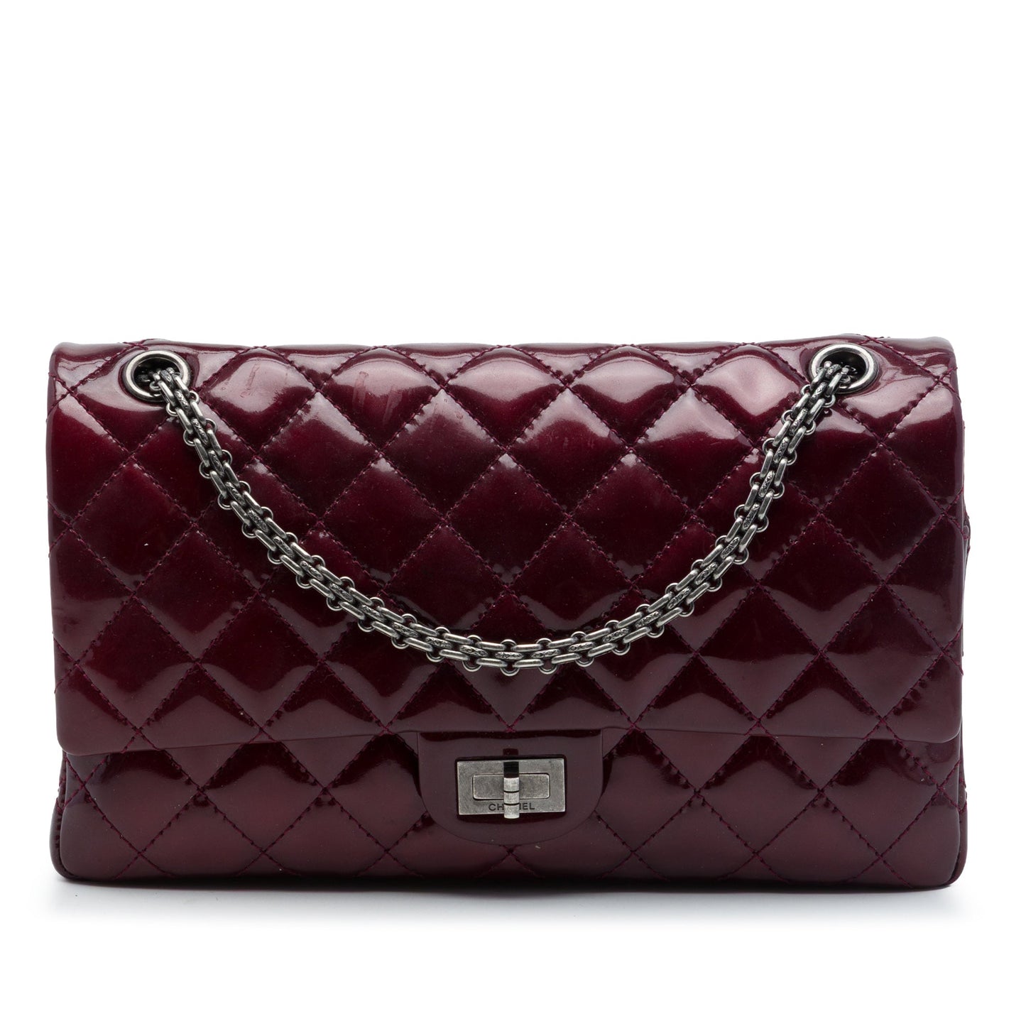 Chanel Quilted Patent Reissue 2.55 Double Flap 226