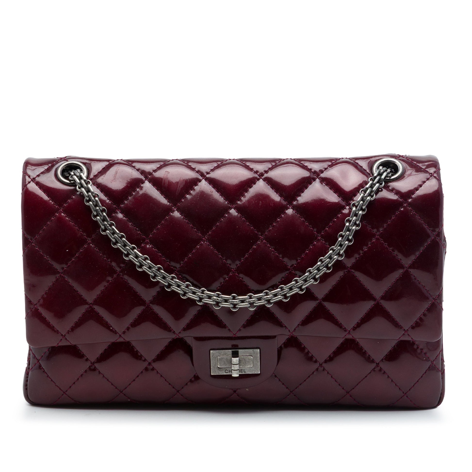 Chanel Quilted Patent Reissue 2.55 Double Flap 226