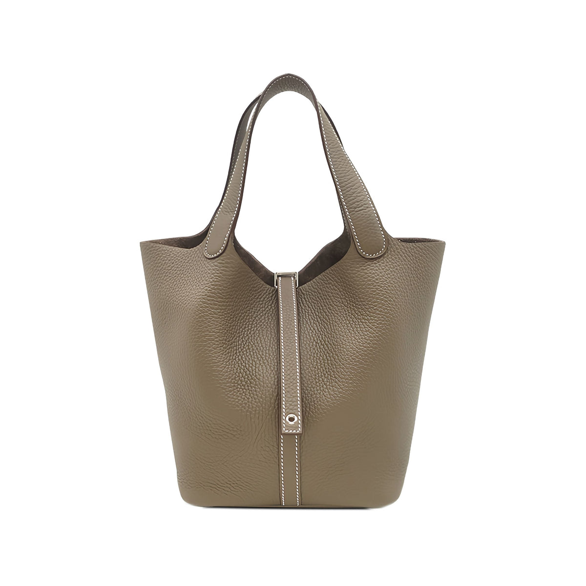 Hermès Clemence Picotin Lock 22 — Gray